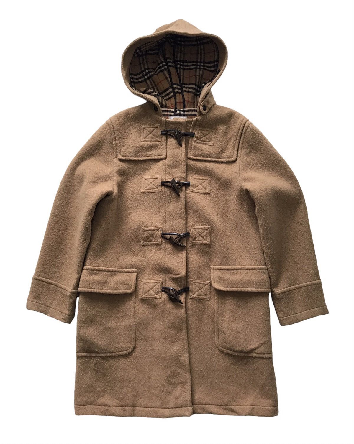Burberry Burberrys Blend Wool Dufflecoat Inner Checkered Size M / US 6-8 / IT 42-44 - 2 Thumbnail