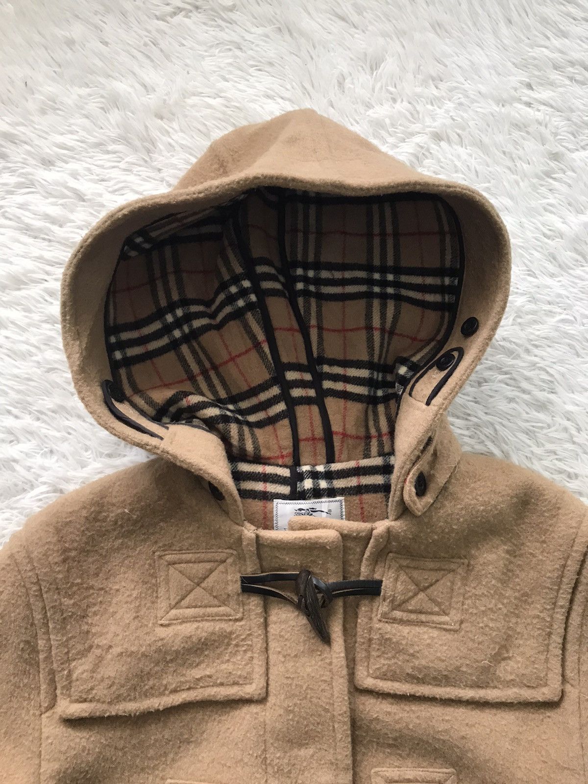 Burberry Burberrys Blend Wool Dufflecoat Inner Checkered Size M / US 6-8 / IT 42-44 - 8 Thumbnail