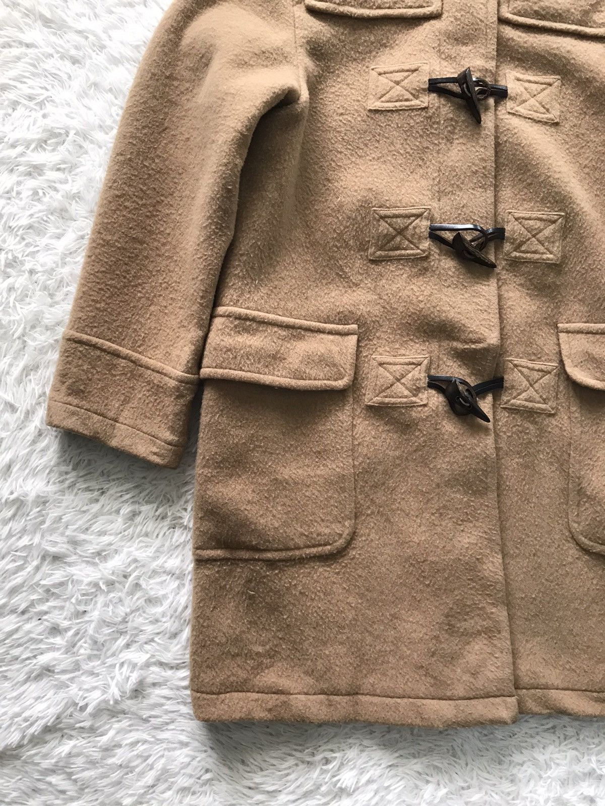 Burberry Burberrys Blend Wool Dufflecoat Inner Checkered Size M / US 6-8 / IT 42-44 - 4 Thumbnail