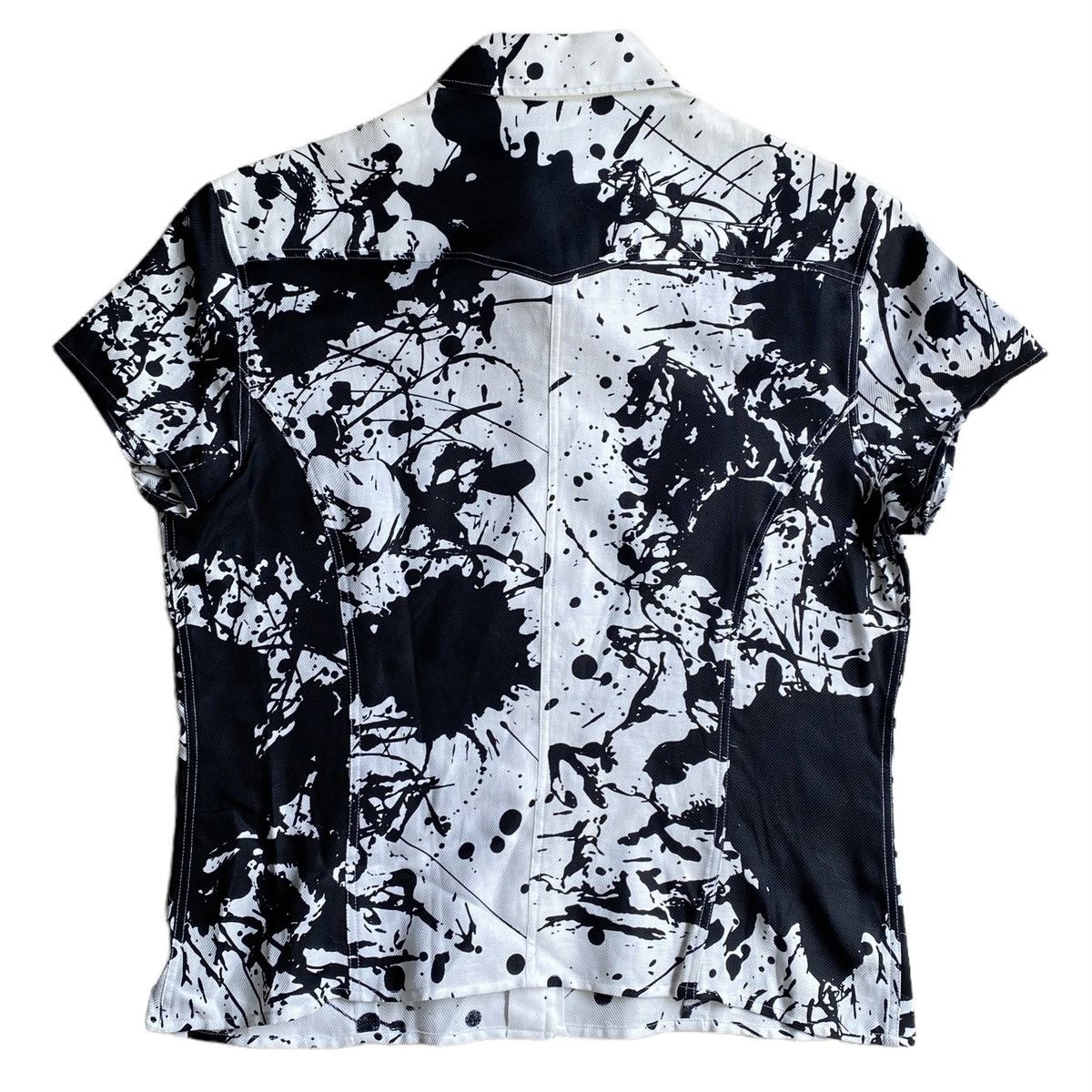 Hermes × Maison Margiela SS 2003 Hermes By Margiela “Cheval Surprise Paint Splash” Size M / US 6-8 / IT 42-44 - 2 Thumbnail