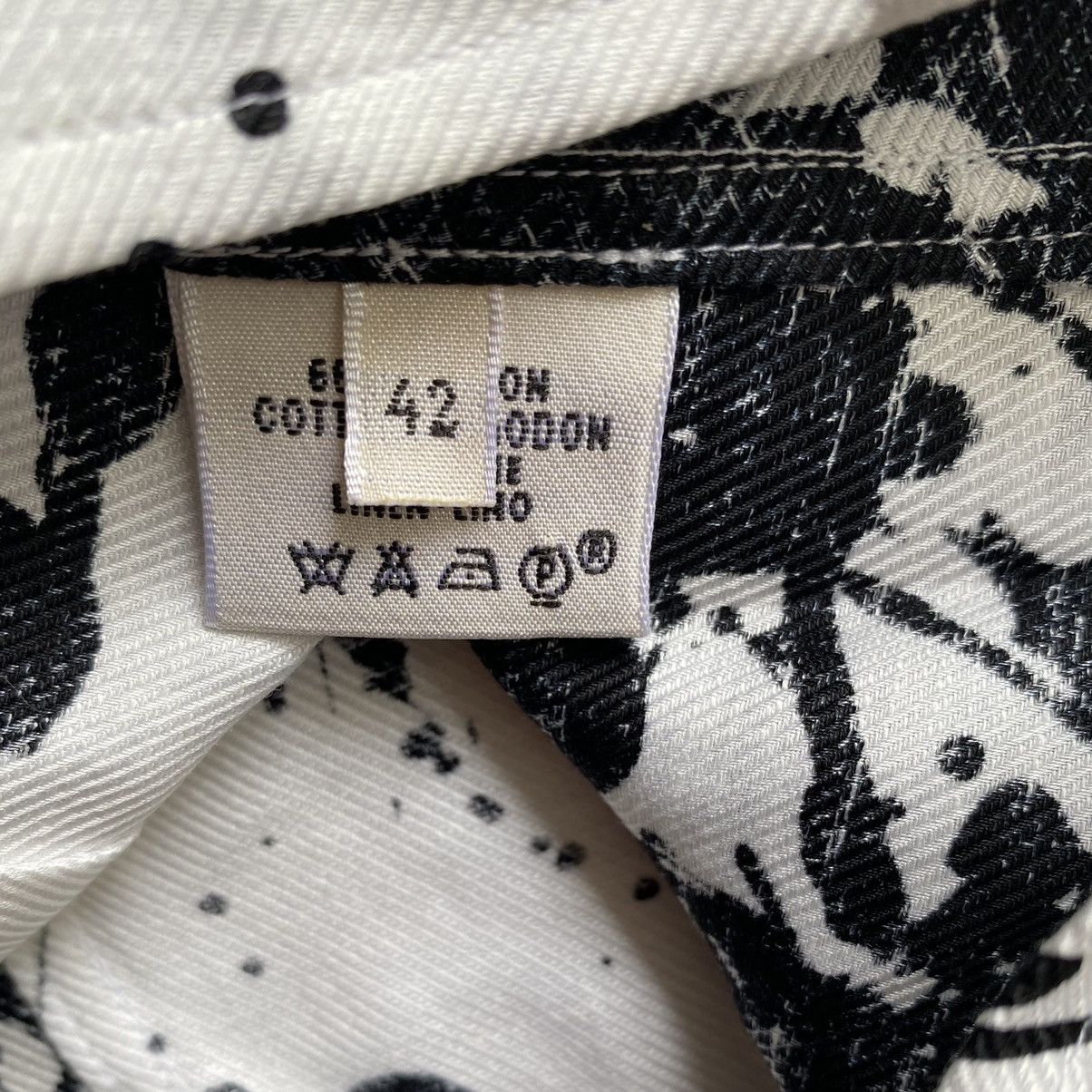 Hermes × Maison Margiela SS 2003 Hermes By Margiela “Cheval Surprise Paint Splash” Size M / US 6-8 / IT 42-44 - 5 Thumbnail