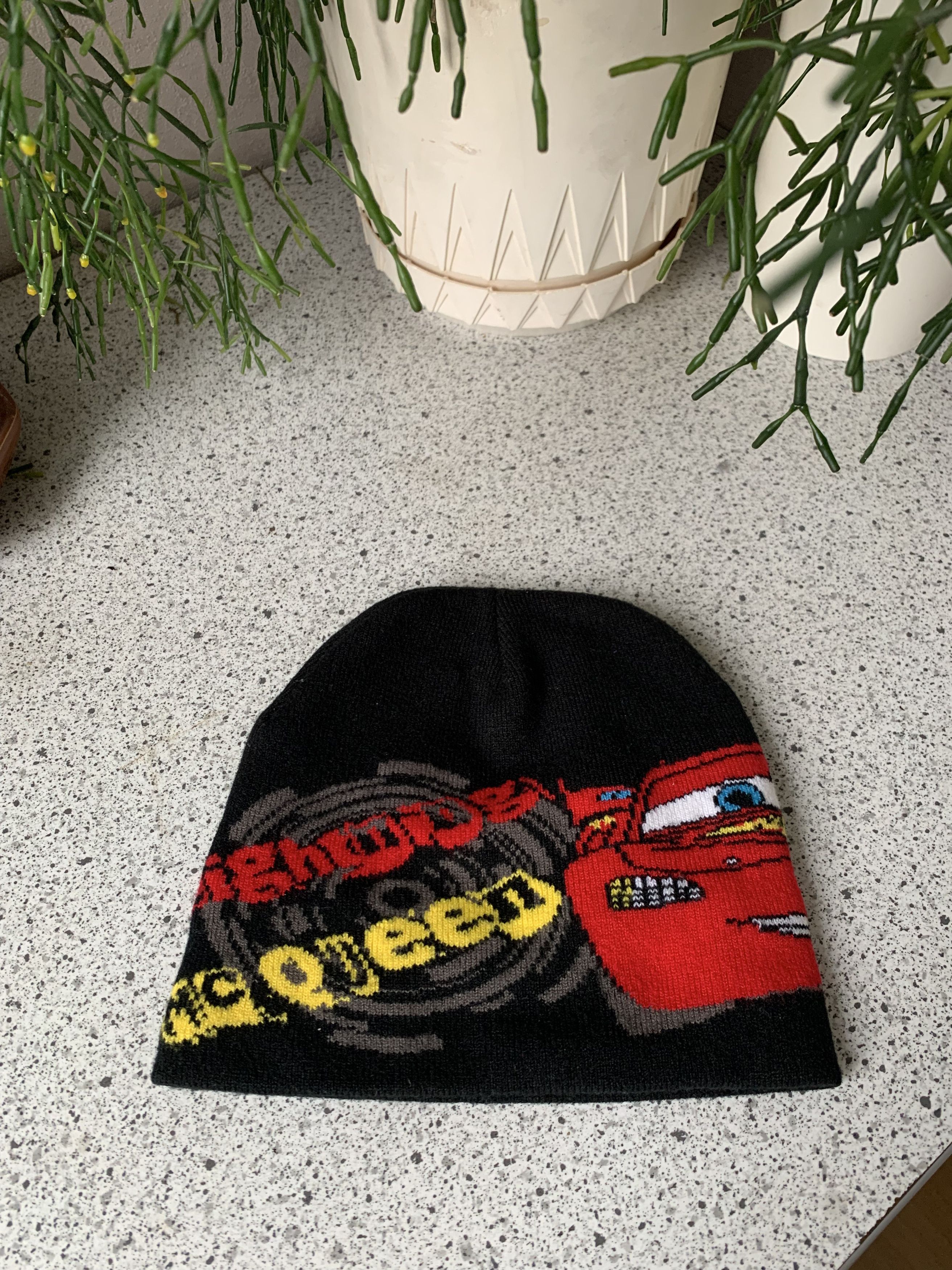Disney Vintage Lightning Mcqueen Hat Cap Winter 52 size Size ONE SIZE - 1 Thumbnail