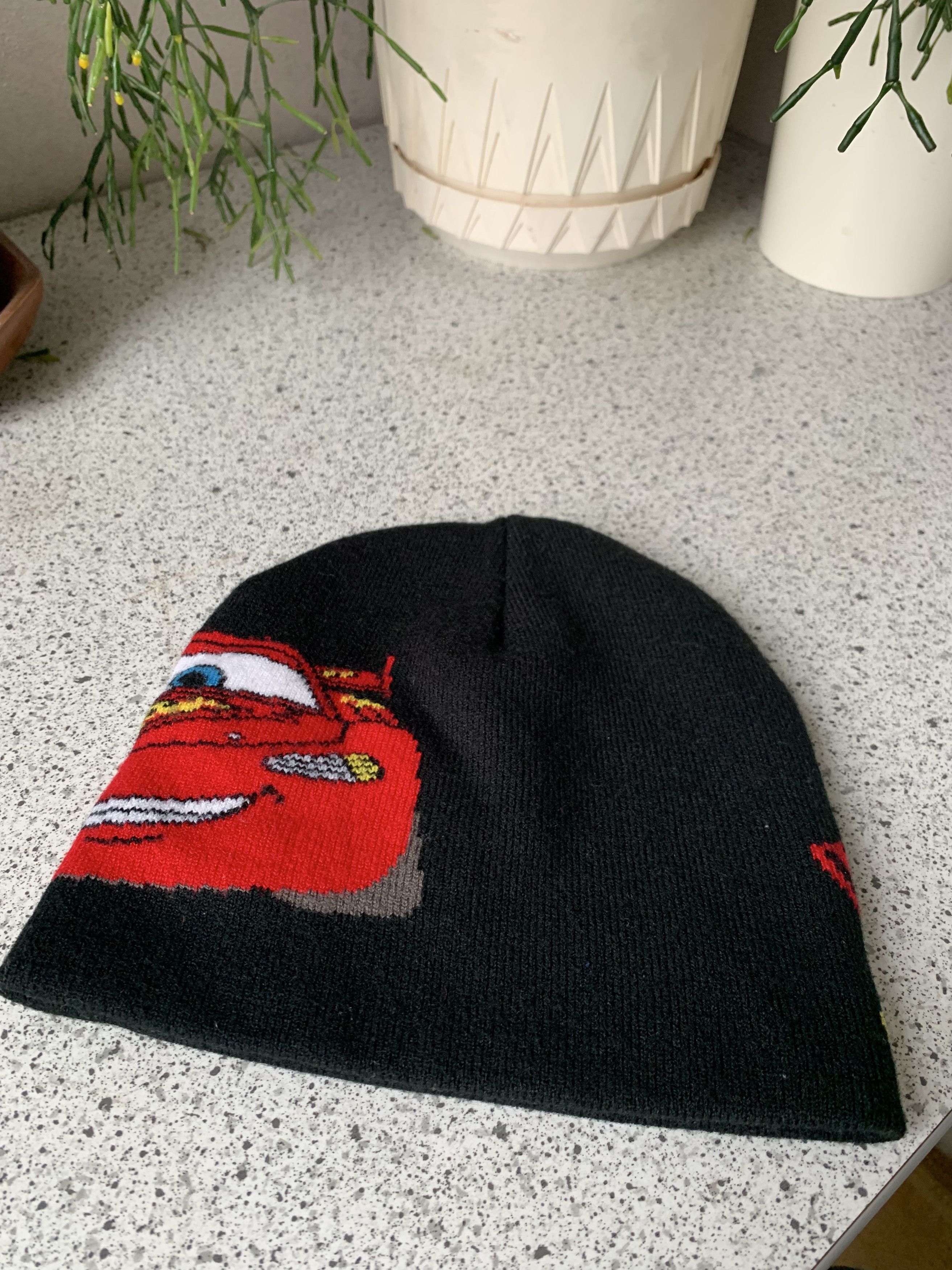 Disney Vintage Lightning Mcqueen Hat Cap Winter 52 size Size ONE SIZE - 4 Thumbnail