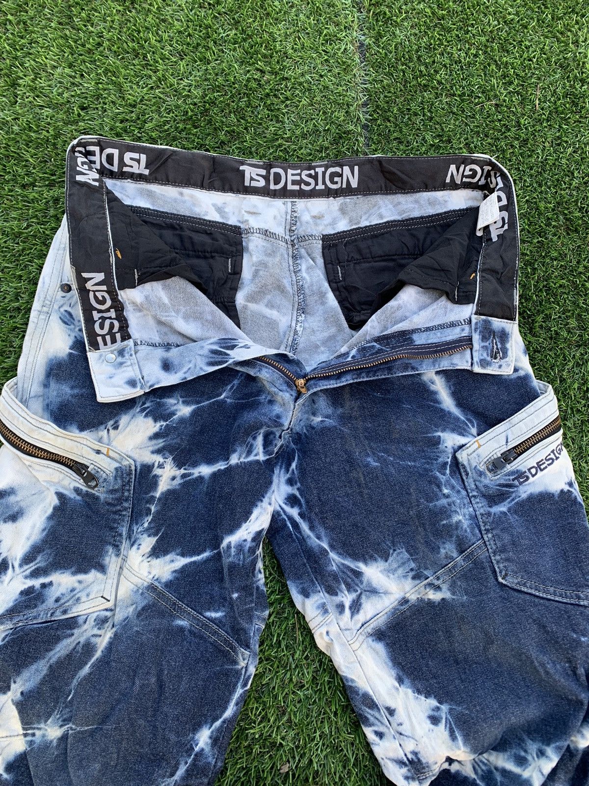 Japanese Brand TS Design Acidwash Denim Pants Size US 32 / EU 48 - 12 Thumbnail