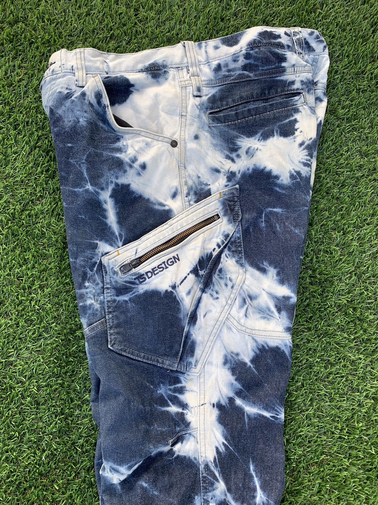 Japanese Brand TS Design Acidwash Denim Pants Size US 32 / EU 48 - 17 Thumbnail