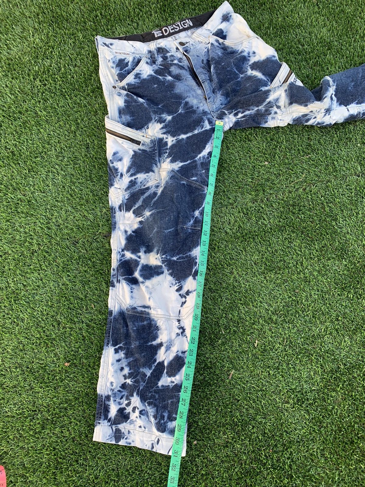 Japanese Brand TS Design Acidwash Denim Pants Size US 32 / EU 48 - 5 Thumbnail