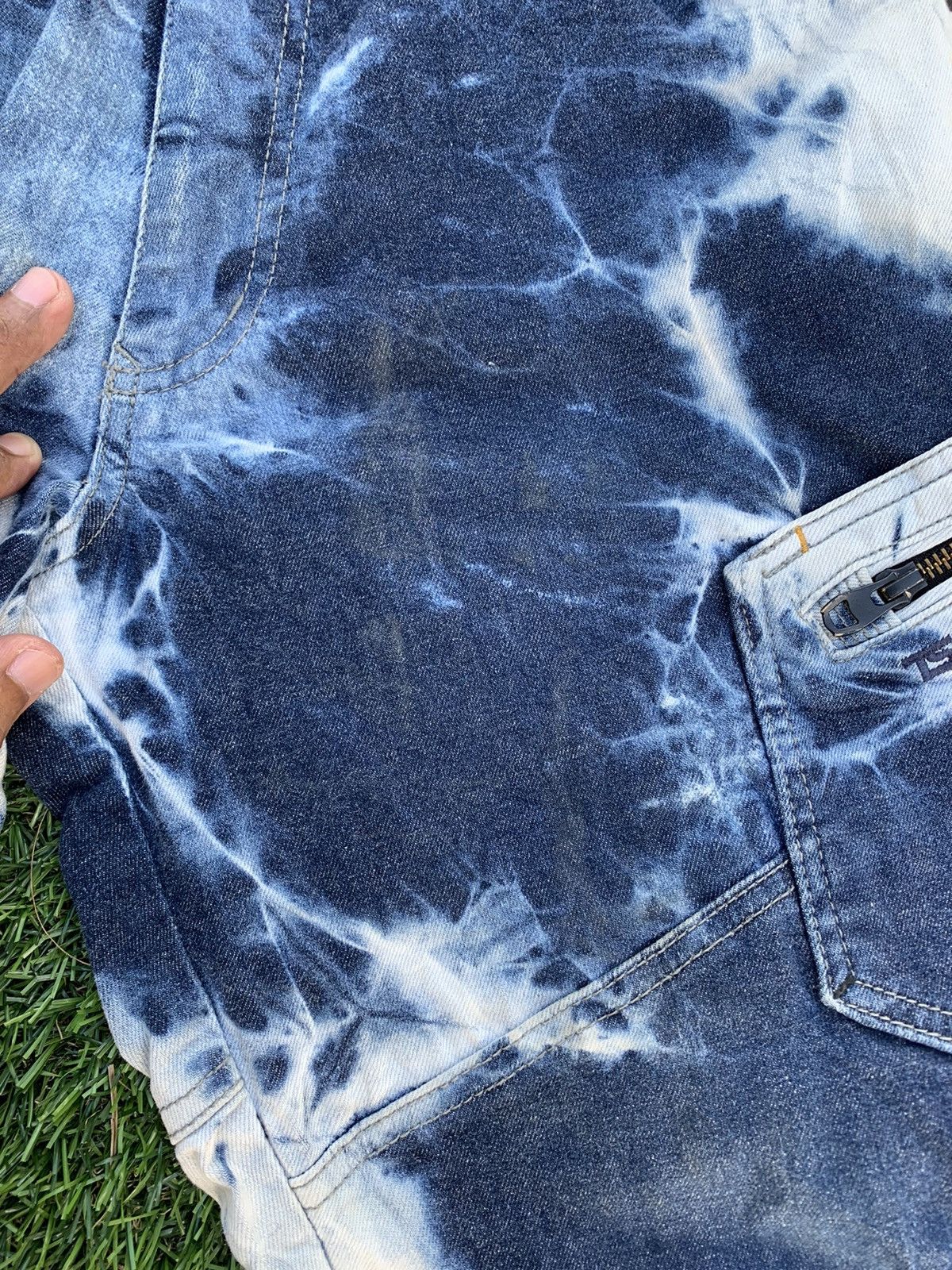 Japanese Brand TS Design Acidwash Denim Pants Size US 32 / EU 48 - 10 Thumbnail