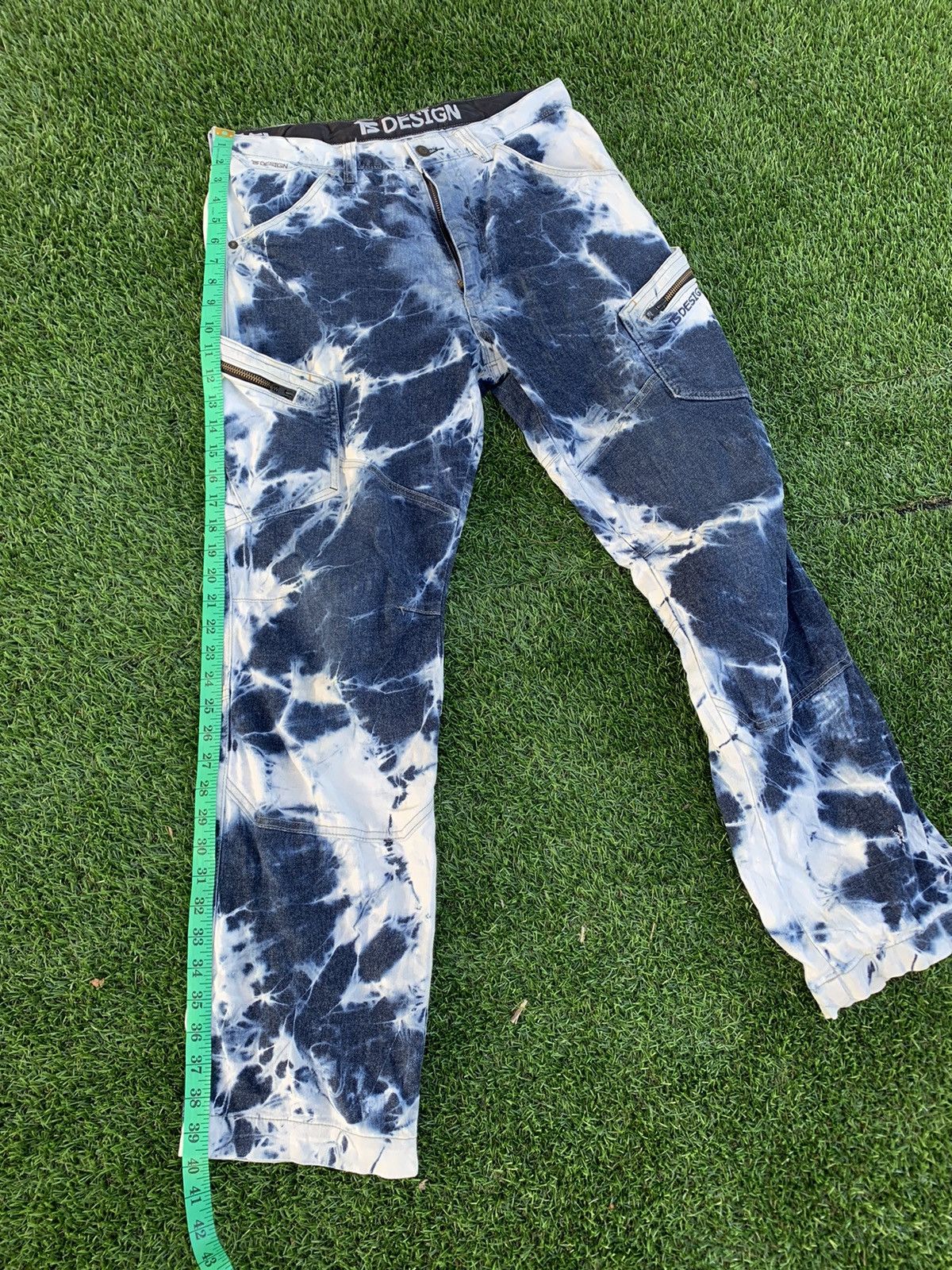 Japanese Brand TS Design Acidwash Denim Pants Size US 32 / EU 48 - 4 Thumbnail