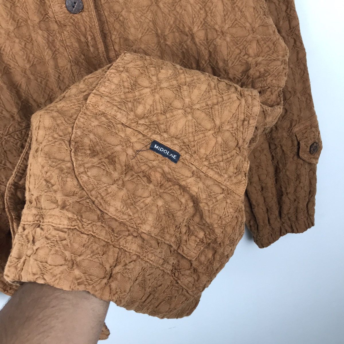 Designer × Japanese Brand × Vintage Vintage Japanese Sashiko Sanjuro Full Design Jacket Size US L / EU 52-54 / 3 - 6 Thumbnail