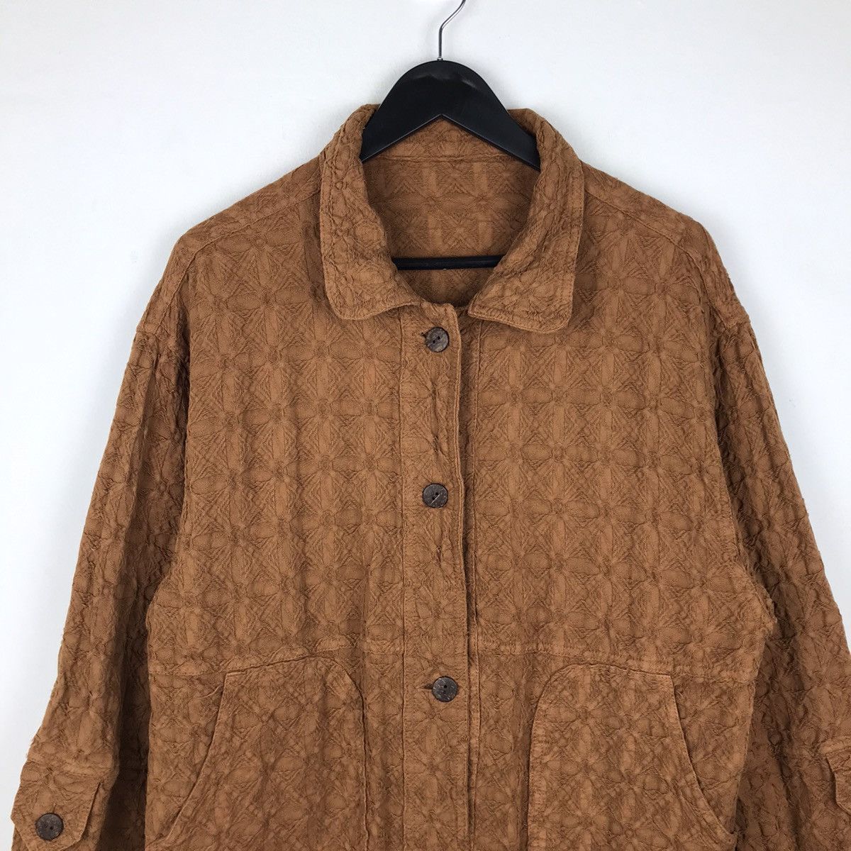 Designer × Japanese Brand × Vintage Vintage Japanese Sashiko Sanjuro Full Design Jacket Size US L / EU 52-54 / 3 - 2 Thumbnail