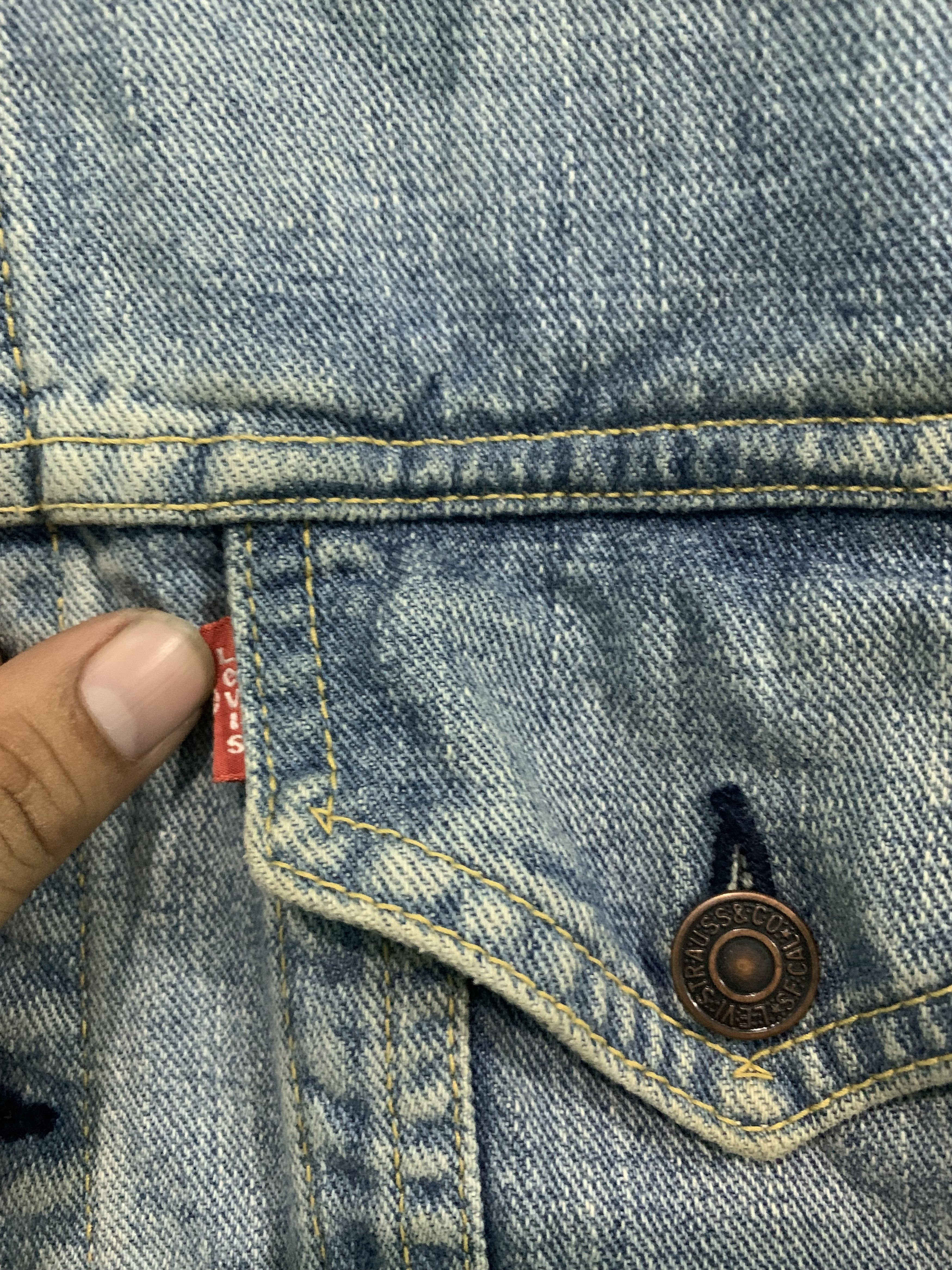 Levi's × Levi's Vintage Clothing × Vintage Vintage Levi’s Trucker Denim Cowboy Style Jacket Size US S / EU 44-46 / 1 - 7 Thumbnail