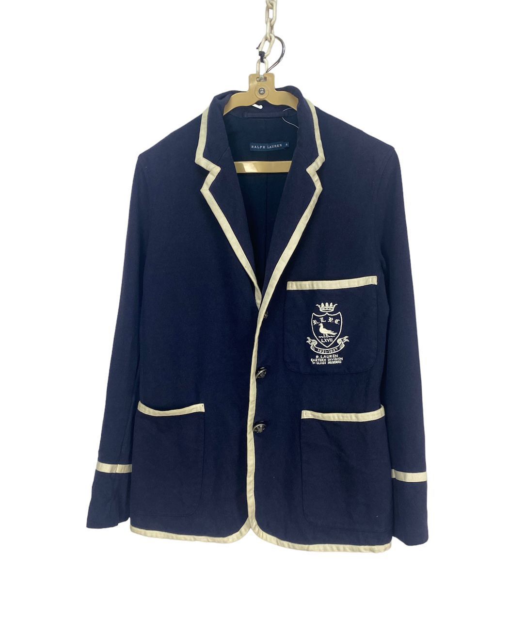 Ralph Lauren Ralph Lauren embroidered logo button up cardigan jacket Size S / US 4 / IT 40 - 1 Thumbnail