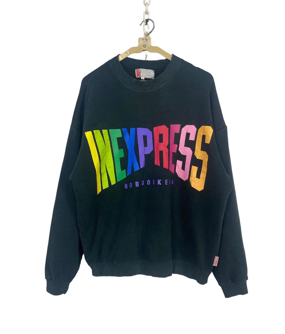 Express × Japanese Brand × Vintage Vintage I.n. Express nobuo ikeda spellout sweatshirt Size US L / EU 52-54 / 3 - 1 Thumbnail
