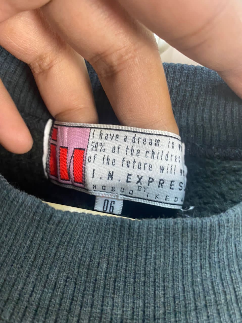 Express × Japanese Brand × Vintage Vintage I.n. Express nobuo ikeda spellout sweatshirt Size US L / EU 52-54 / 3 - 3 Thumbnail