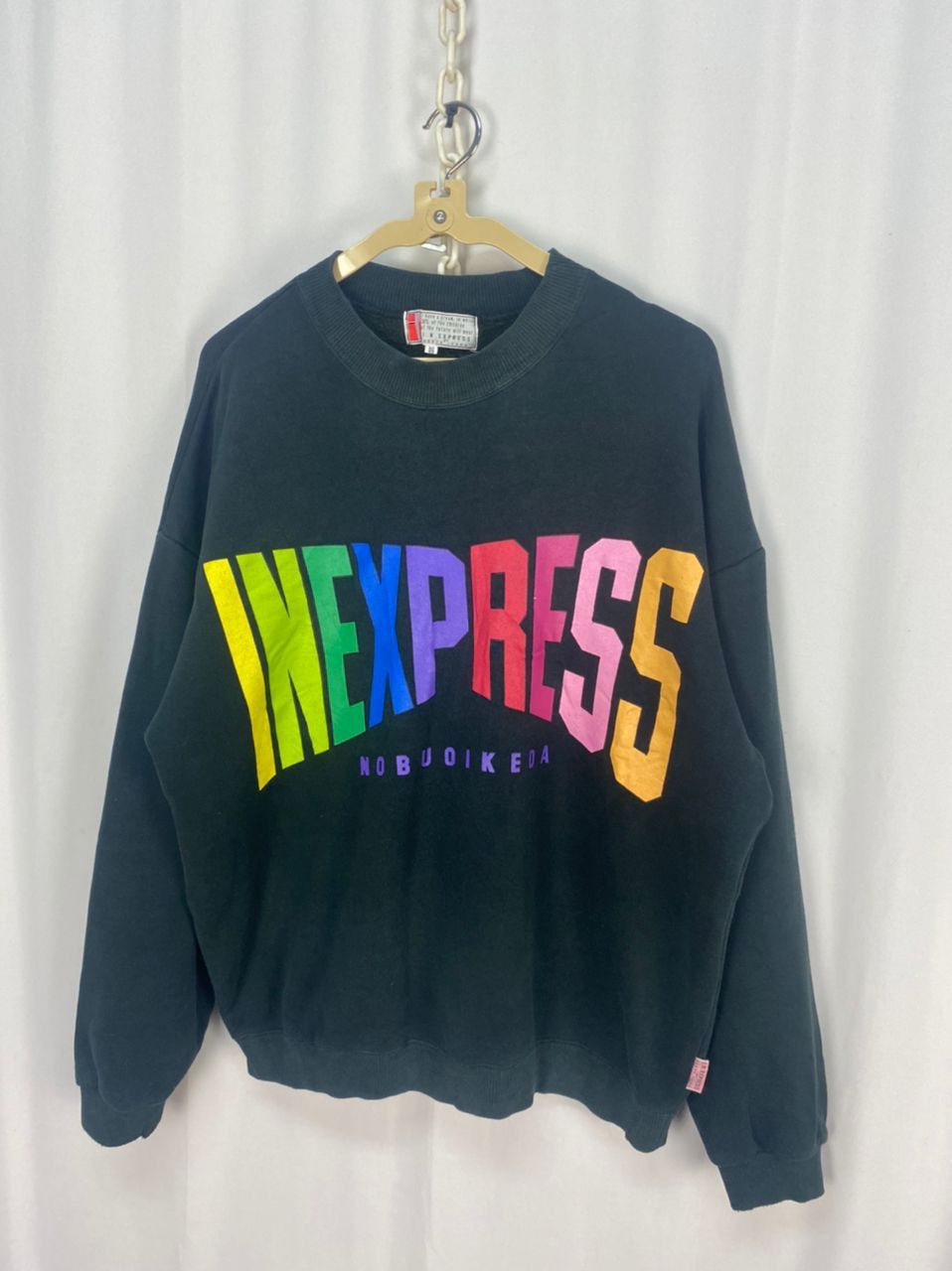 Express × Japanese Brand × Vintage Vintage I.n. Express nobuo ikeda spellout sweatshirt Size US L / EU 52-54 / 3 - 7 Thumbnail