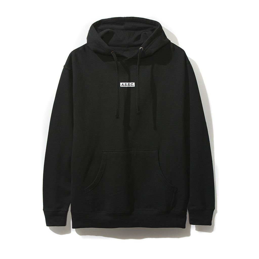 Anti Social Social Club DS White ASSC box Logo What Sup Black Hoodie bape kith kaws Size US M / EU 48-50 / 2 - 4 Thumbnail