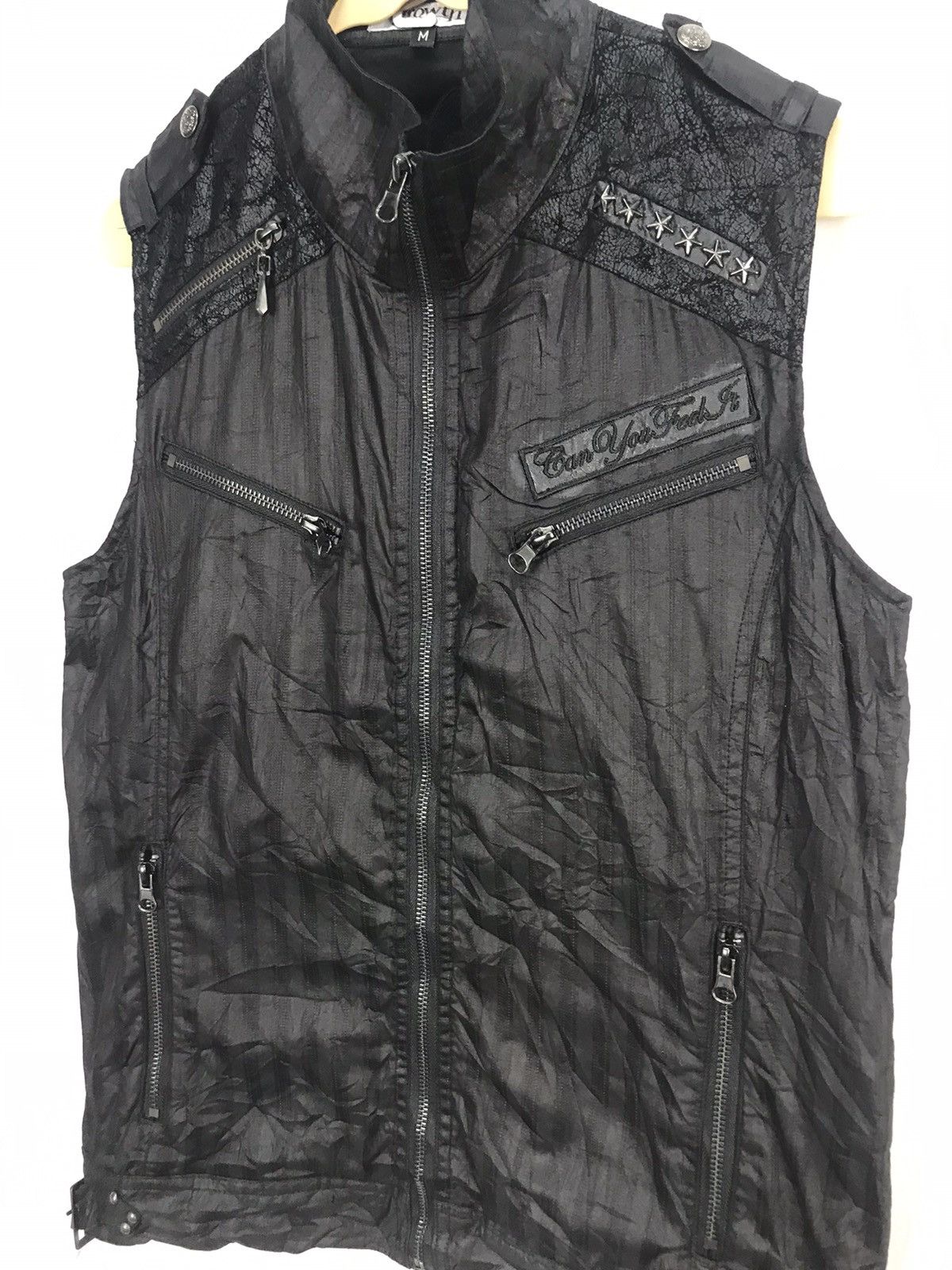 In The Attic In the attic zipper vest with patches Size US S / EU 44-46 / 1 - 7 Thumbnail