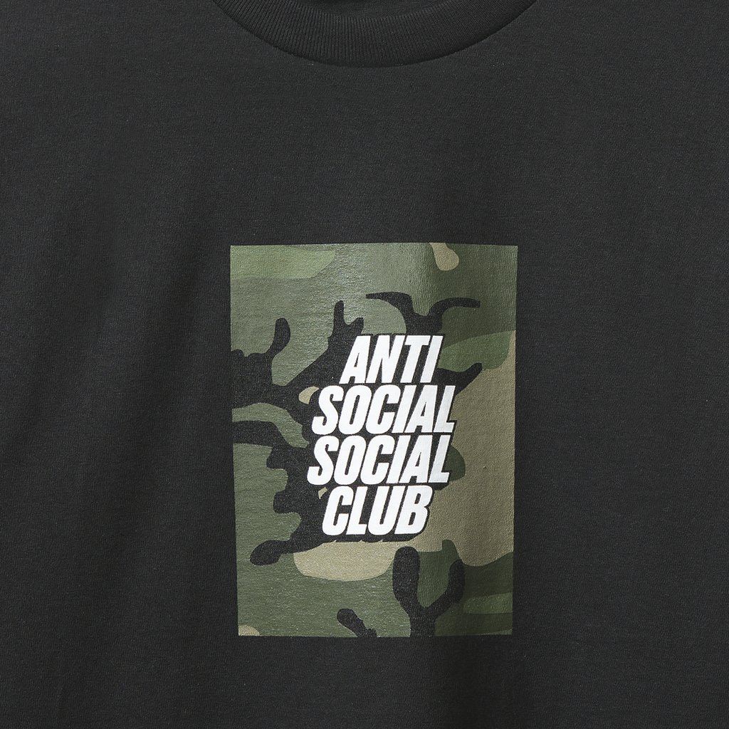 Anti Social Social Club DS White ASSC Camo Box Logo Black Hoodie hoody bape FTP FOG Size US XL / EU 56 / 4 - 3 Thumbnail