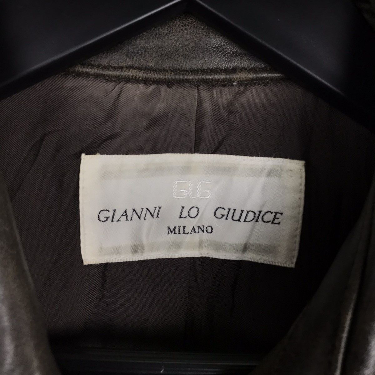 Gianni Valentino × Vintage Vintage Gianni Lo Giudice Milano Topcoat leather Jacket Size XS / US 0-2 / IT 36-38 - 9 Thumbnail