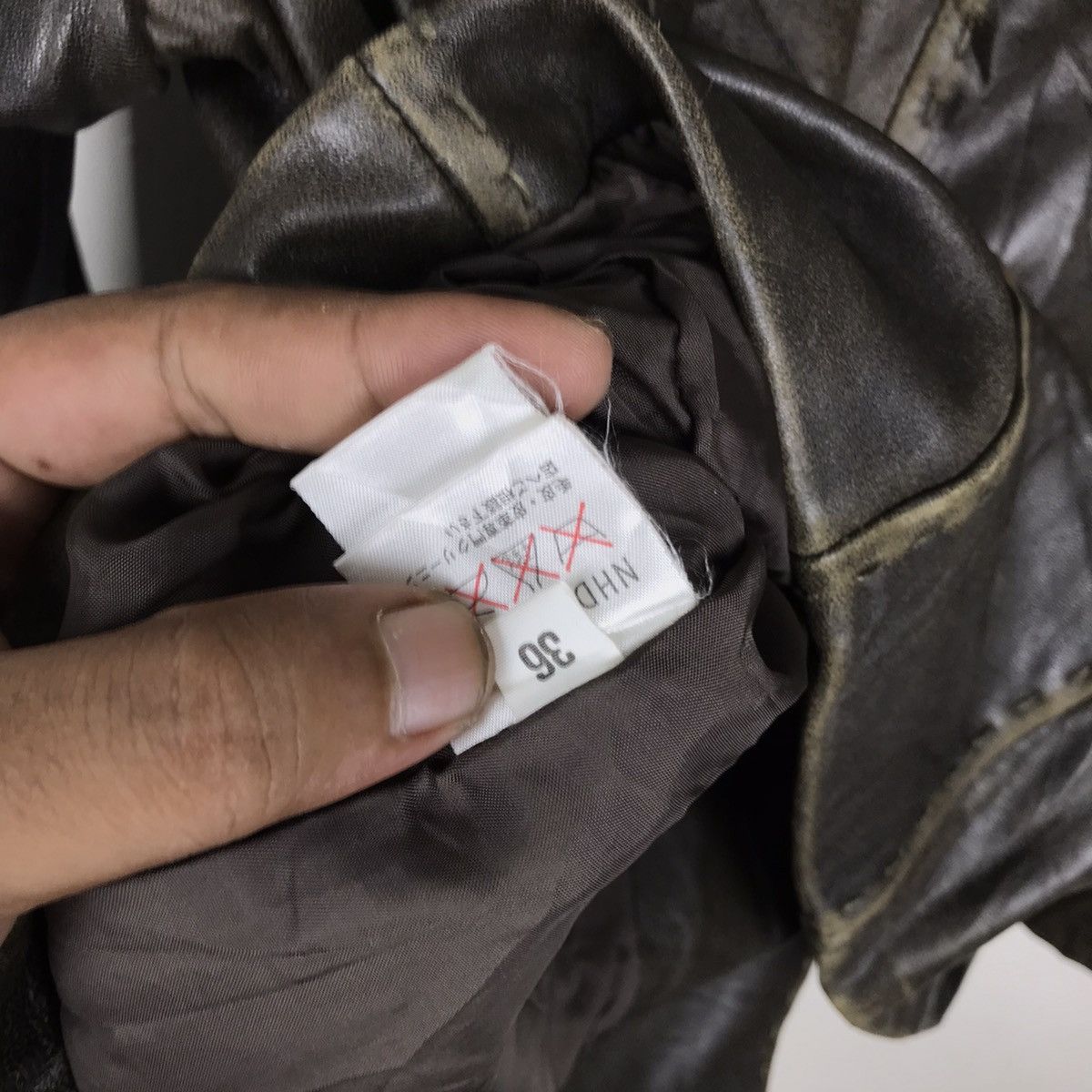 Gianni Valentino × Vintage Vintage Gianni Lo Giudice Milano Topcoat leather Jacket Size XS / US 0-2 / IT 36-38 - 14 Thumbnail