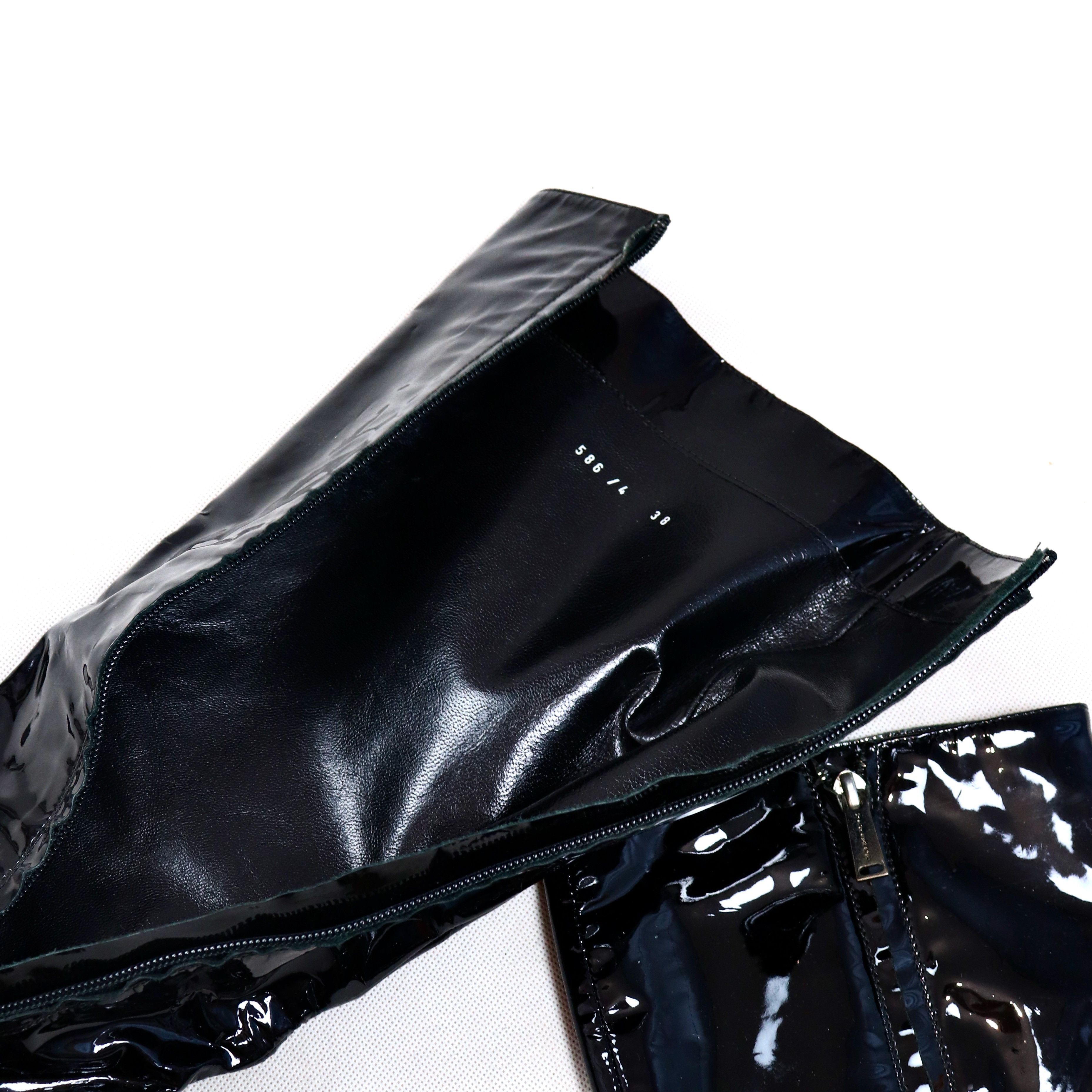 Versace Versace 90s Iconic High Leather Ankle Boots Size US 5.5 / EU 38 - 4 Thumbnail