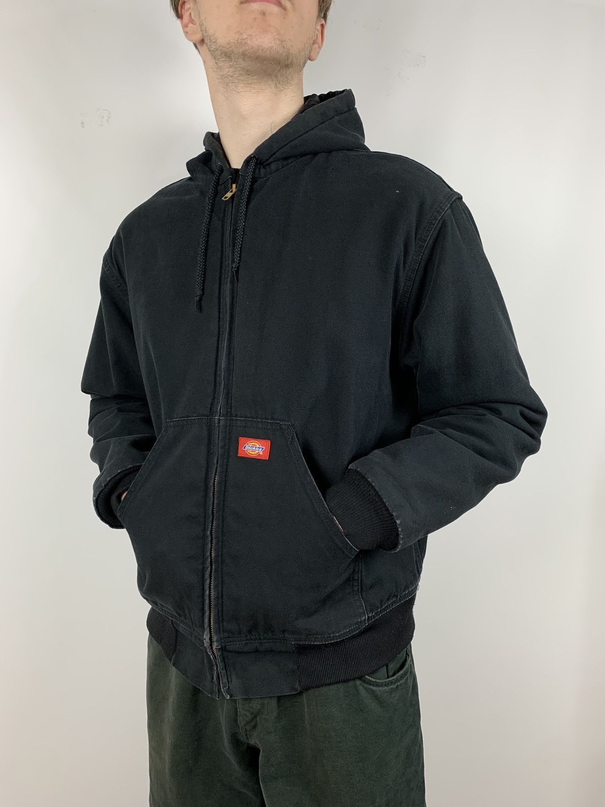Dickies × Vintage Vintage Dickies Black Active Work Hooded Dickies × Vintage Vintage Dickies Black Active Work Hooded