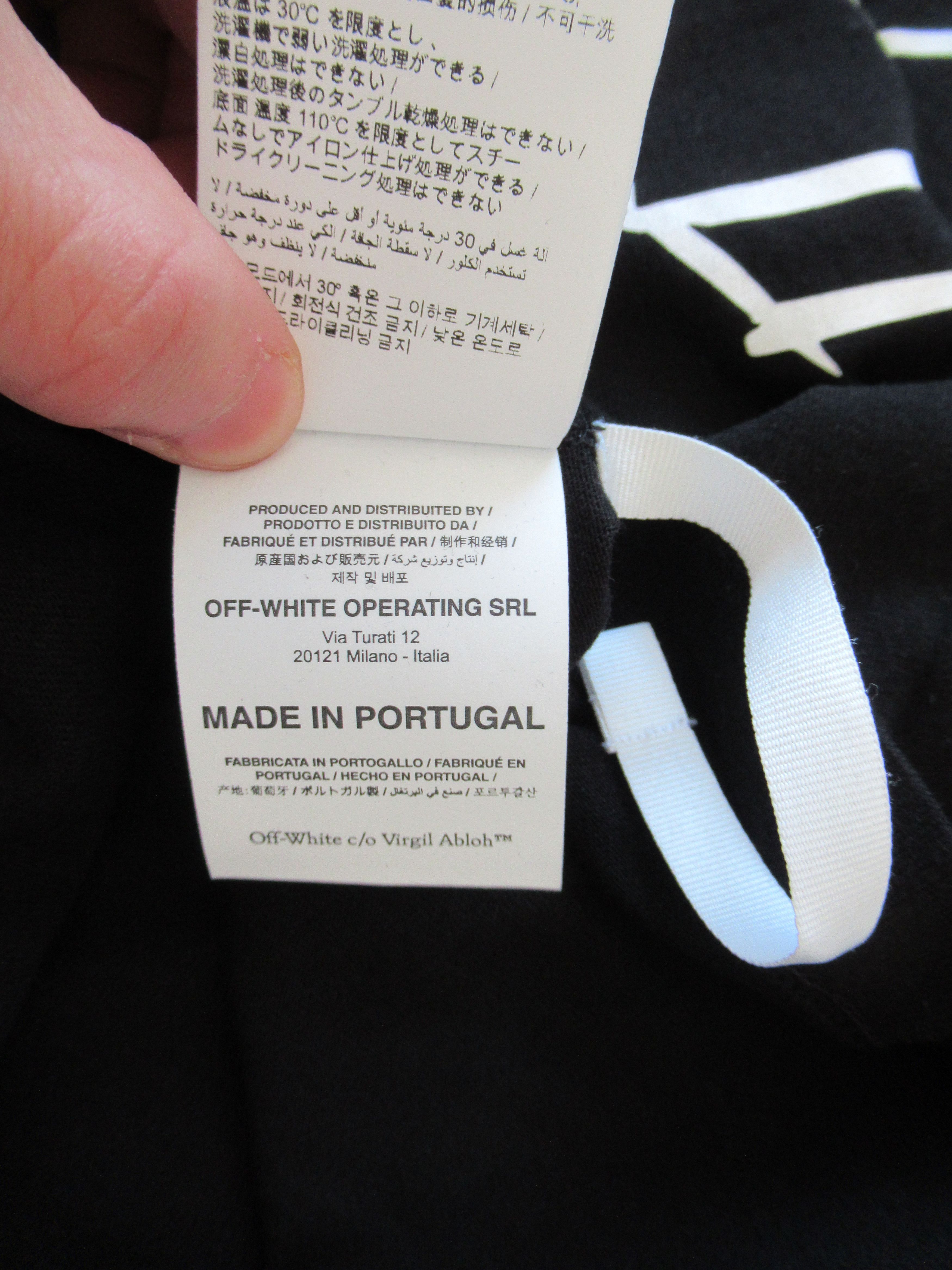 Off-White Off White Black Outline Arrow Virgil New Small Size US S / EU 44-46 / 1 - 6 Thumbnail