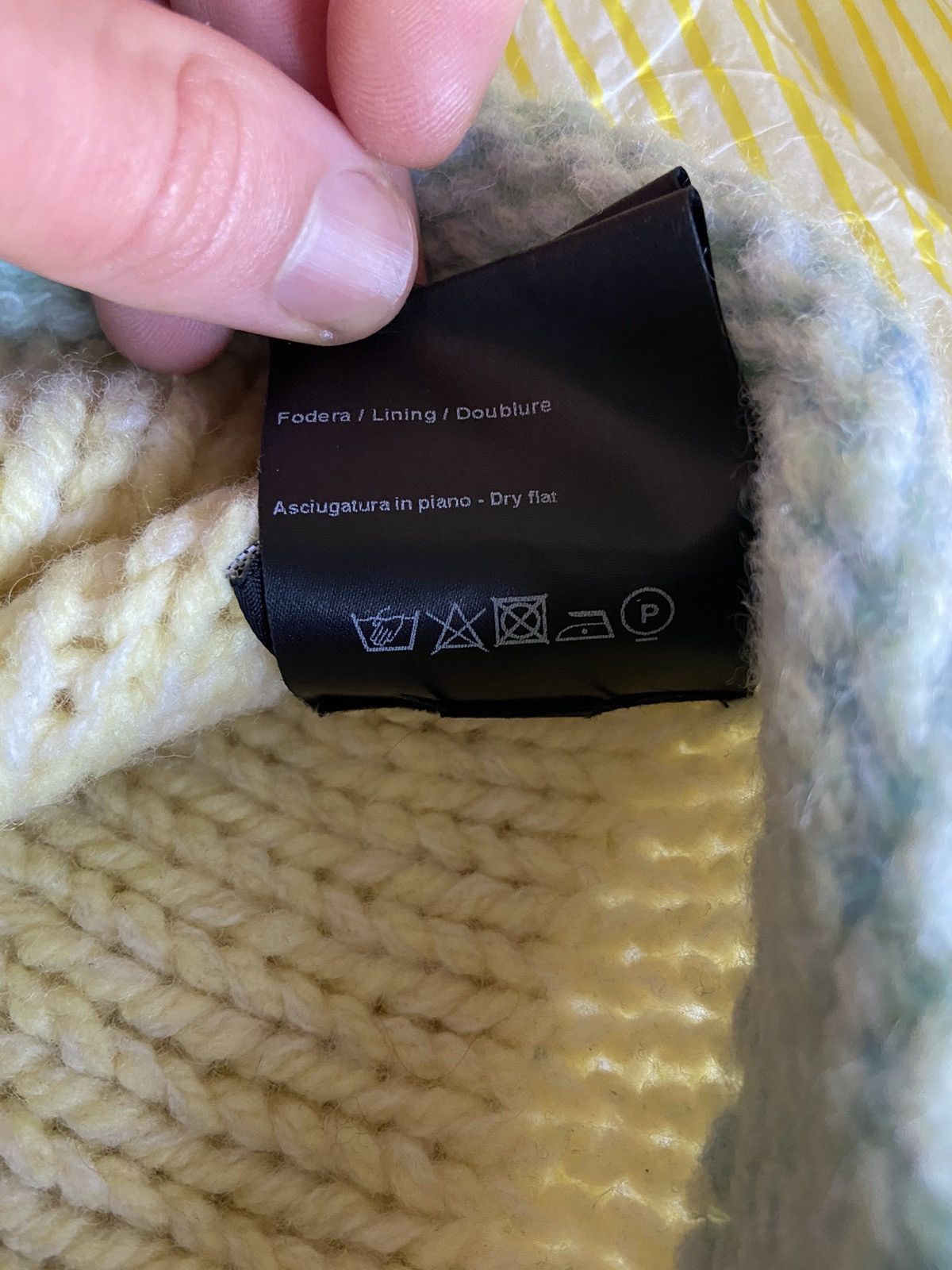 Calvin Klein 205W39NYC × Raf Simons Raf Simons Knit Balaclava Size ONE SIZE - 7 Thumbnail