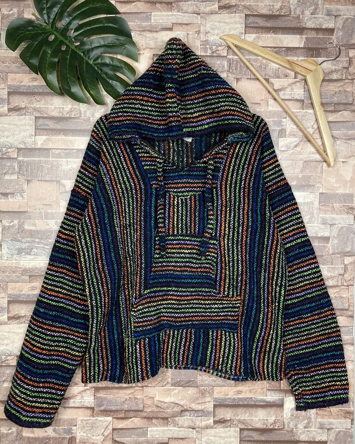 Mickey Inc Multicolour Hoodie Knitwear Sweatshirt #36-4 Size US L / EU 52-54 / 3 - 1 Thumbnail