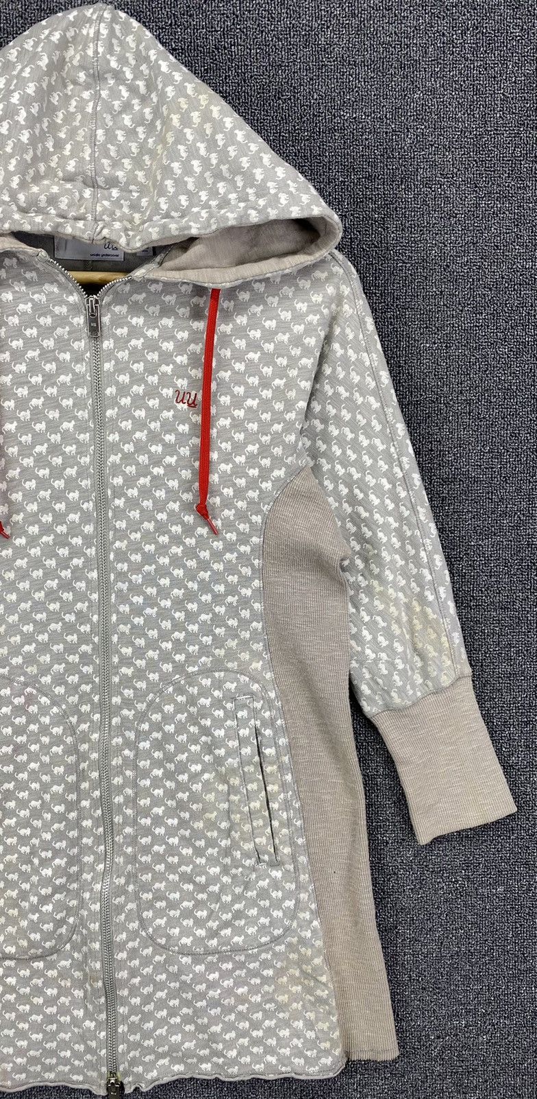 Undercover × Uniqlo Vintage Y2K Undercover x Uniqlo Fullprint Hoodie Sweatshirt Size S / US 4 / IT 40 - 4 Thumbnail