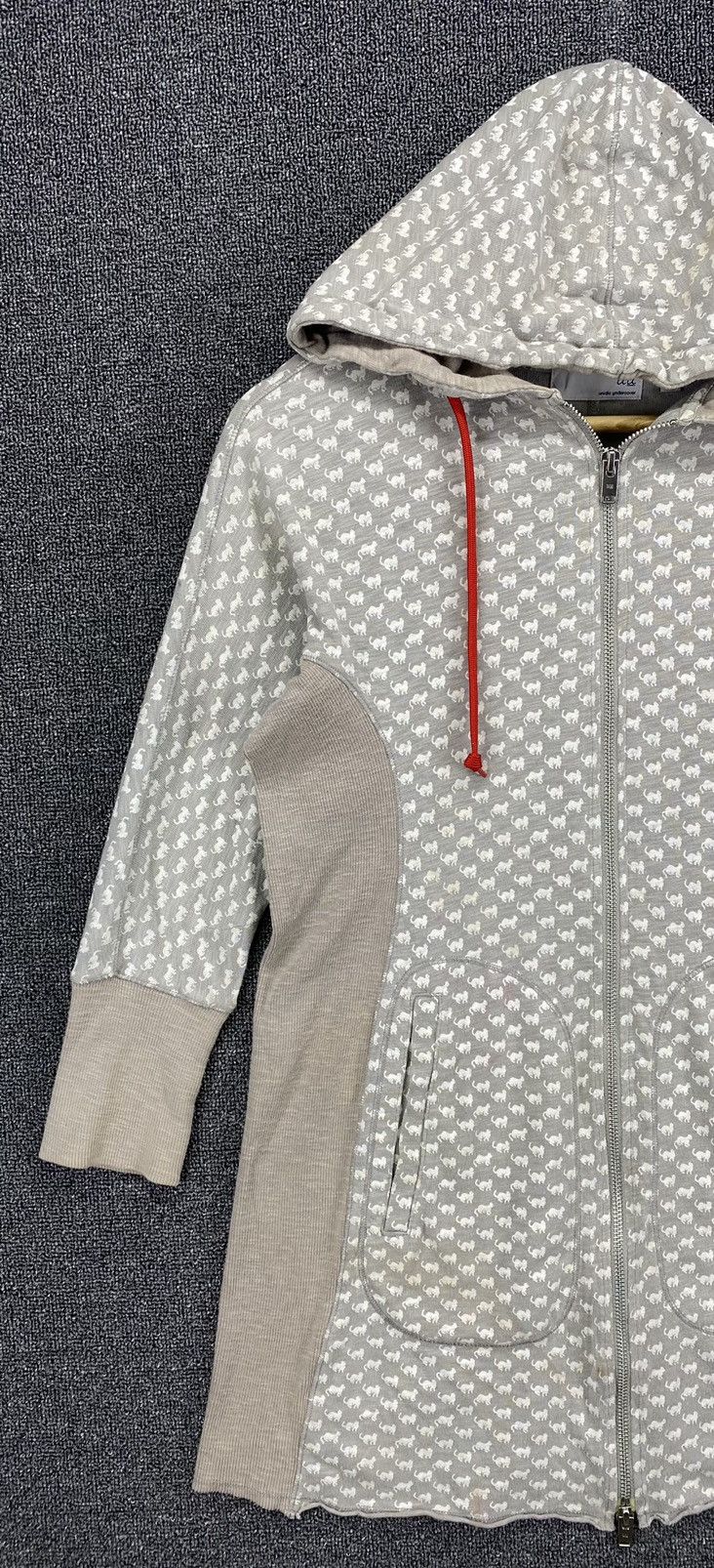 Undercover × Uniqlo Vintage Y2K Undercover x Uniqlo Fullprint Hoodie Sweatshirt Size S / US 4 / IT 40 - 3 Thumbnail
