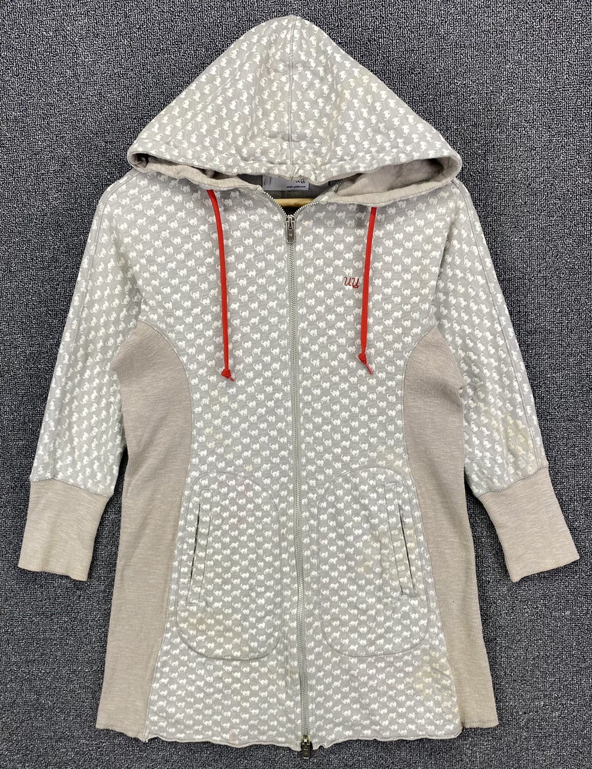 Undercover × Uniqlo Vintage Y2K Undercover x Uniqlo Fullprint Hoodie Sweatshirt Size S / US 4 / IT 40 - 1 Thumbnail