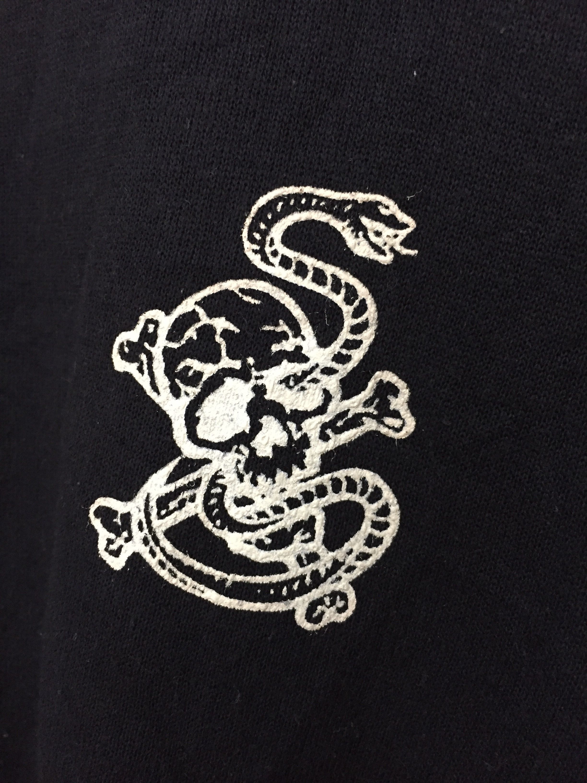 Japanese Brand 90's PUNK statue of liberty skull 50/50 polycotton Size US L / EU 52-54 / 3 - 8 Thumbnail