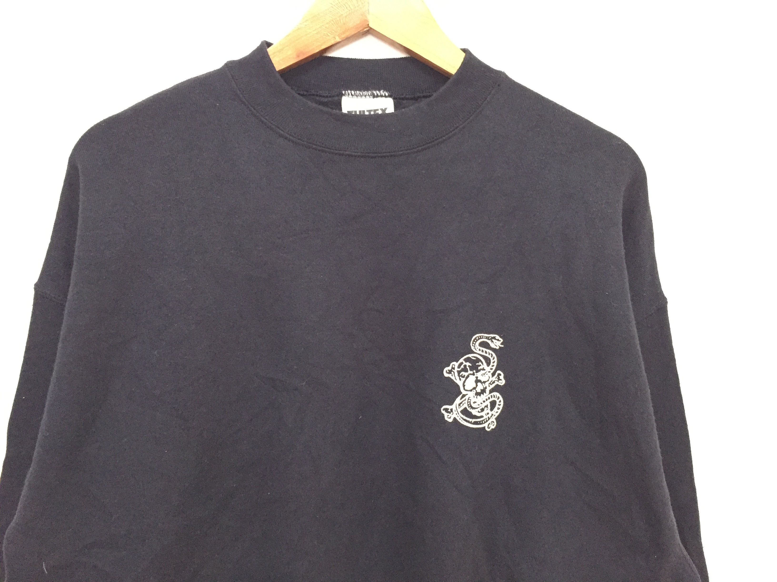 Japanese Brand 90's PUNK statue of liberty skull 50/50 polycotton Size US L / EU 52-54 / 3 - 7 Thumbnail