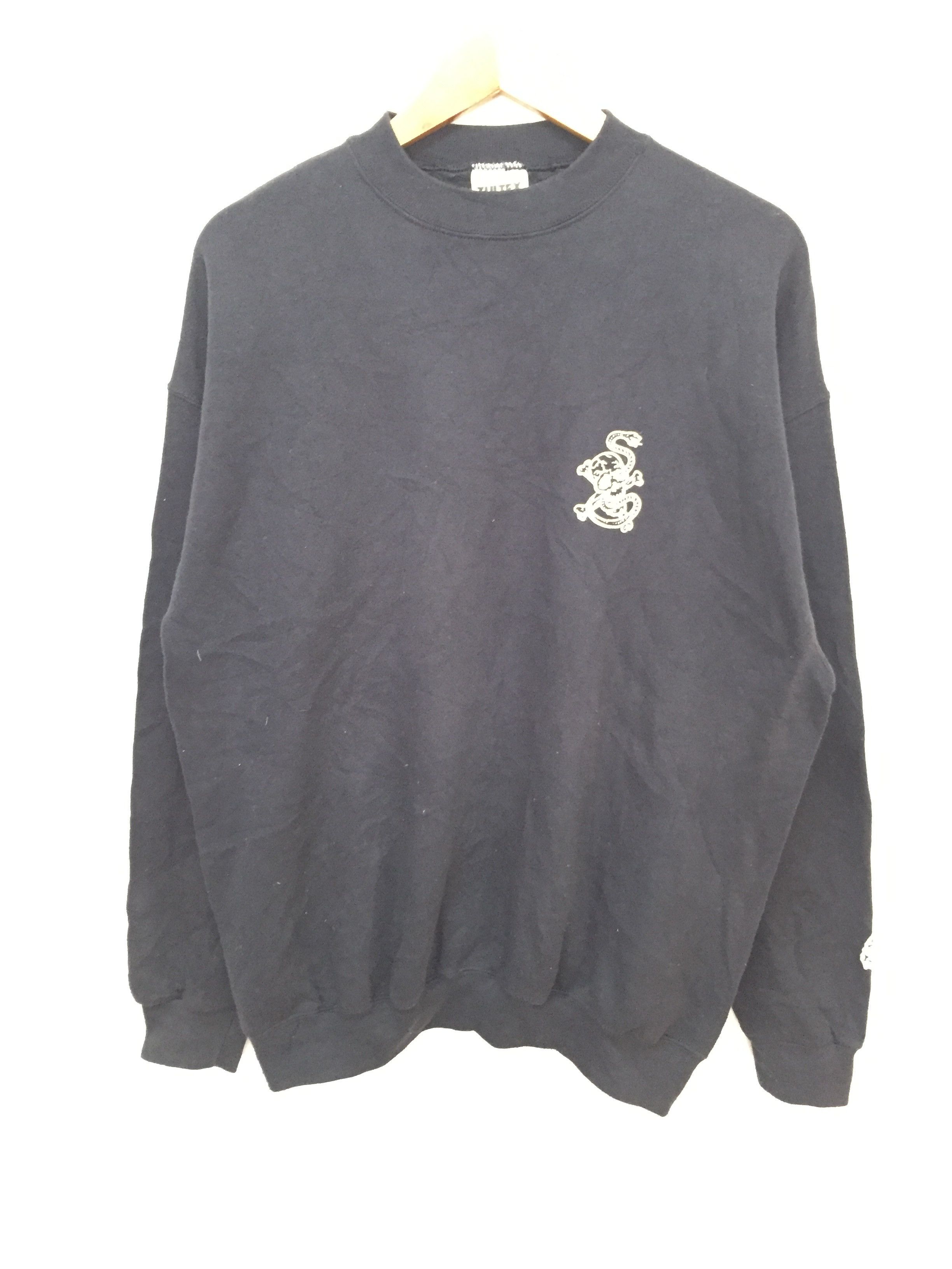 Japanese Brand 90's PUNK statue of liberty skull 50/50 polycotton Size US L / EU 52-54 / 3 - 6 Thumbnail