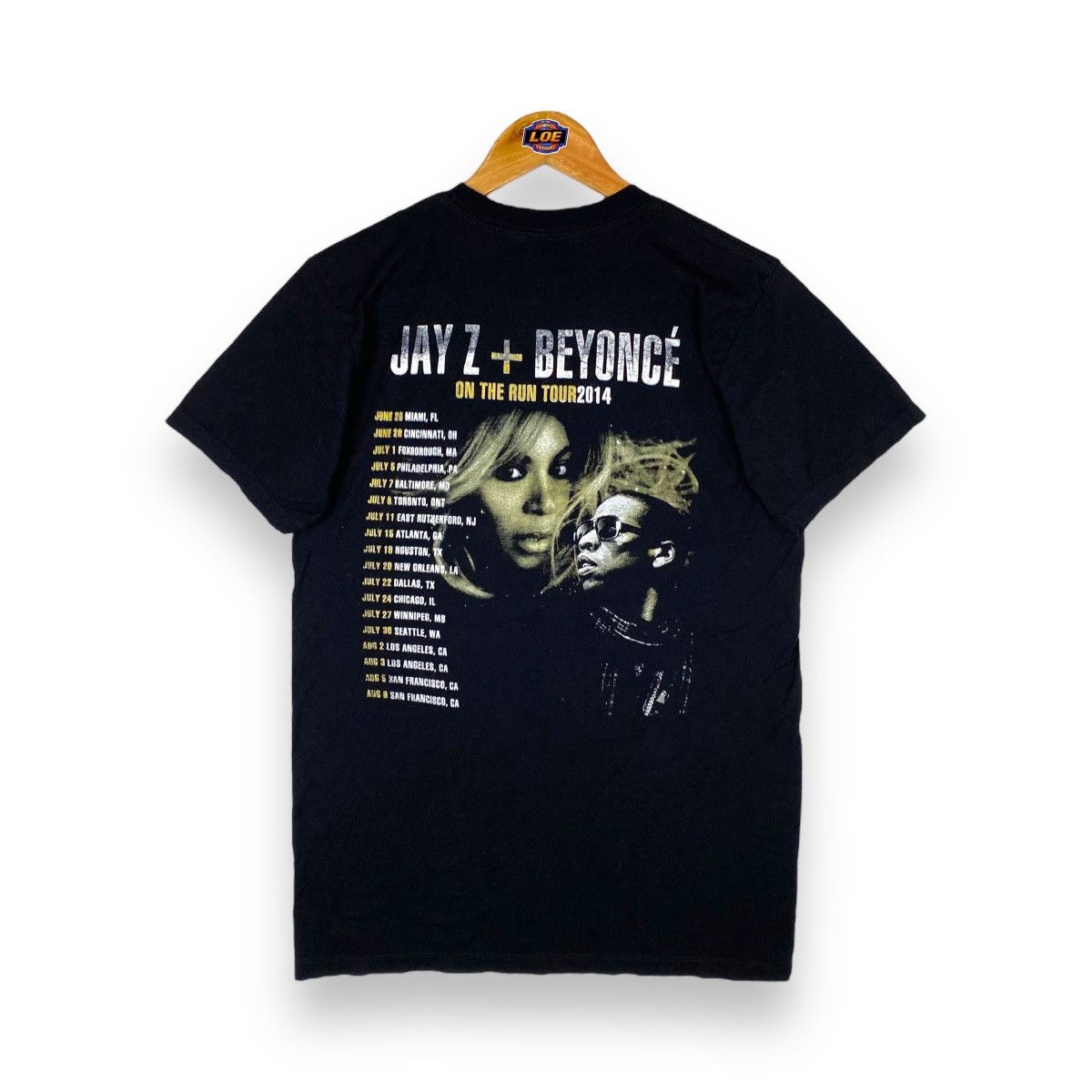 Band Tees × Beyonce × Jay-Z JAY Z + BEYONCE ON THE RUN TOUR 2014 TEE Size US S / EU 44-46 / 1 - 5 Thumbnail
