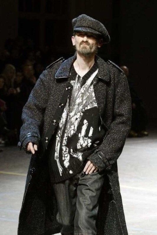 Yohji Yamamoto AW 04 HAND PAINT SWEATER Size US L / EU 52-54 / 3 - 1 Thumbnail