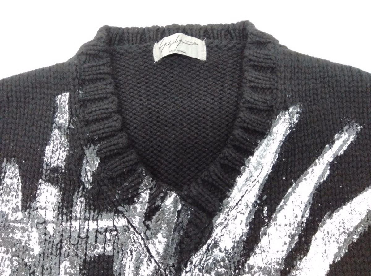 Yohji Yamamoto AW 04 HAND PAINT SWEATER Size US L / EU 52-54 / 3 - 4 Thumbnail