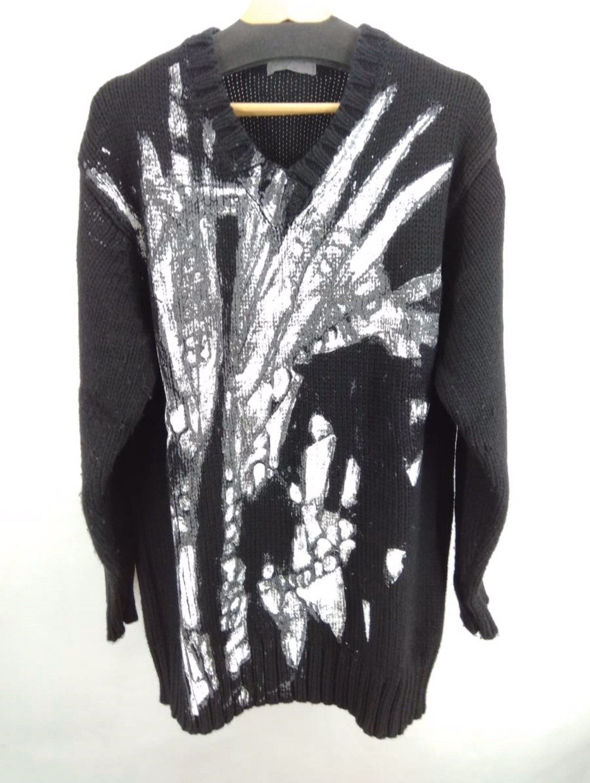 Yohji Yamamoto AW 04 HAND PAINT SWEATER Size US L / EU 52-54 / 3 - 2 Thumbnail