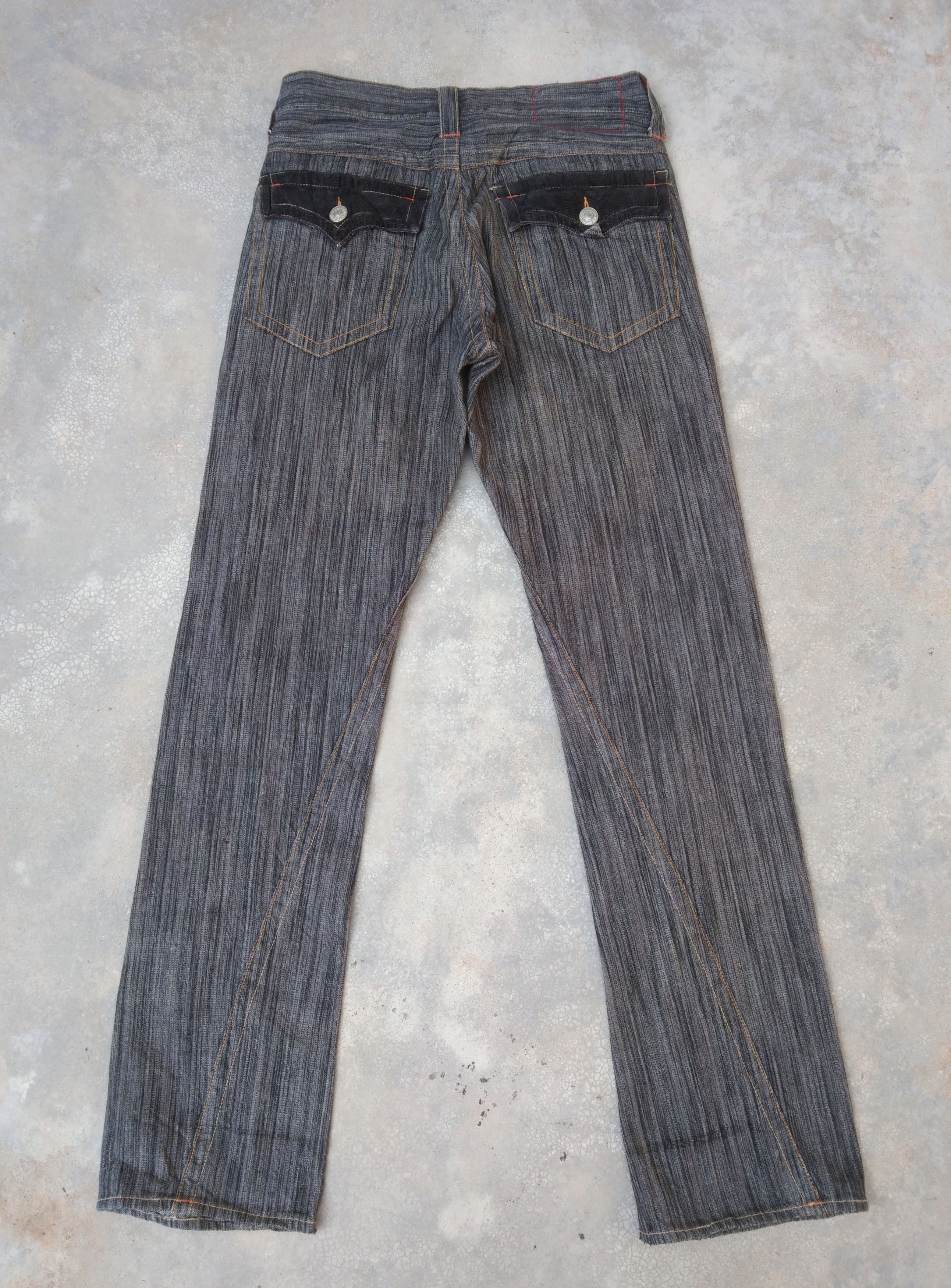 Japanese Brand × Jean Japanese Brand Jeans Surf Sound Pin Striped Denim 30x32 Size US 30 / EU 46 - 1 Thumbnail
