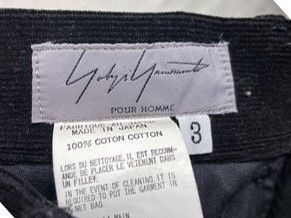 Yohji Yamamoto AW 05-06 BLACK Corduroy Cargo Pants Size US 32 / EU 48 - 6 Thumbnail