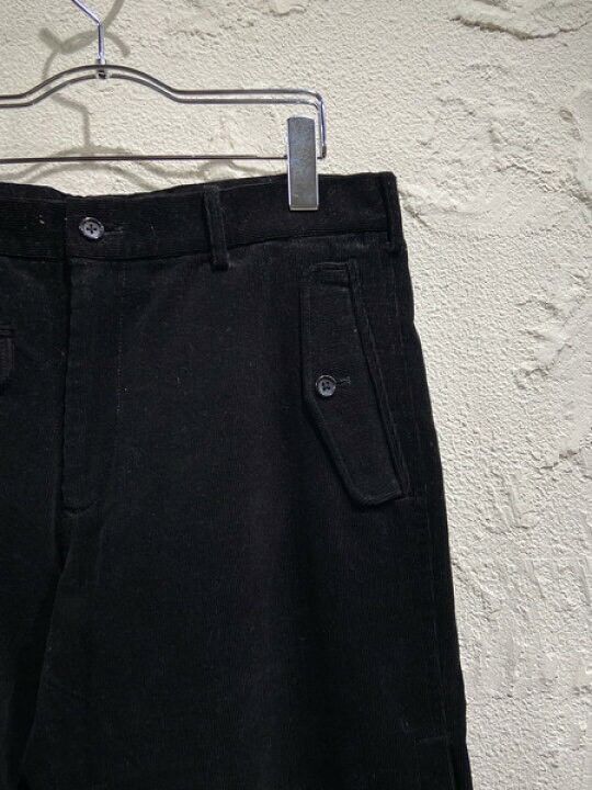 Yohji Yamamoto AW 05-06 BLACK Corduroy Cargo Pants Size US 32 / EU 48 - 4 Thumbnail