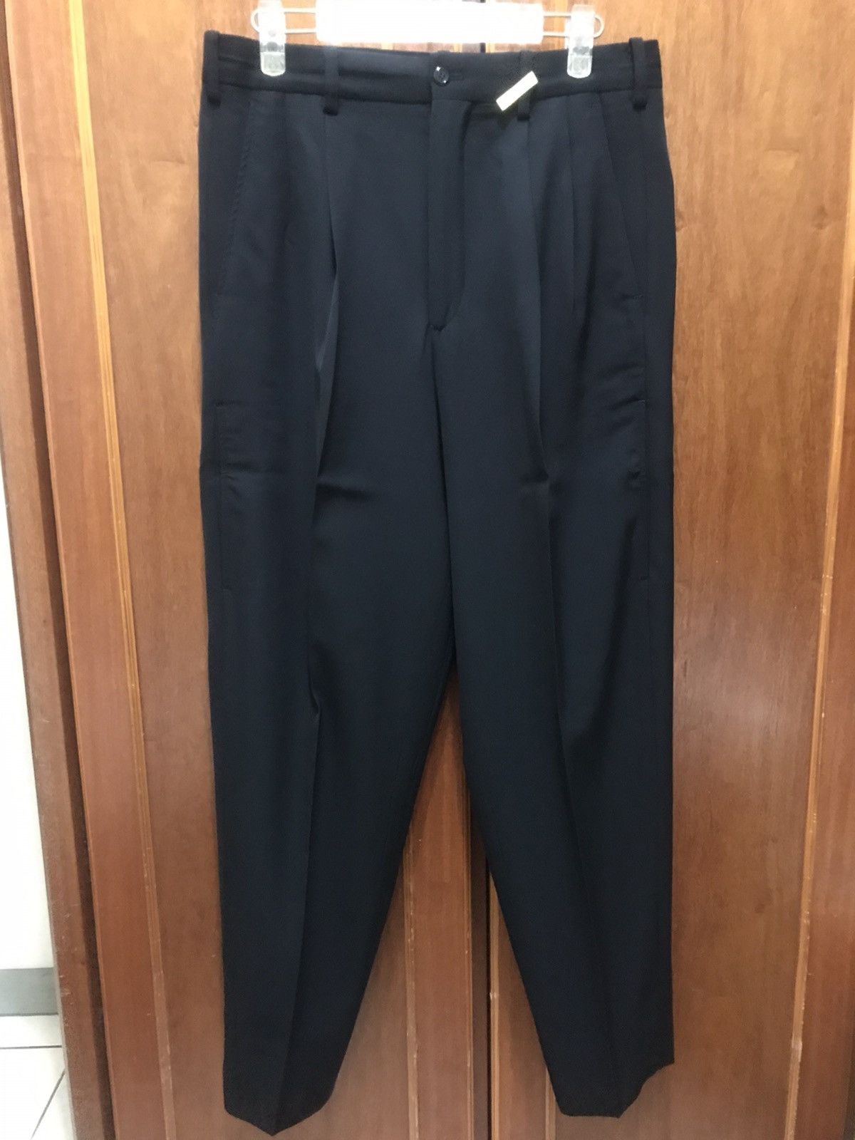Yohji Yamamoto SS 1989 black jacket and pants Size 36R - 6 Thumbnail