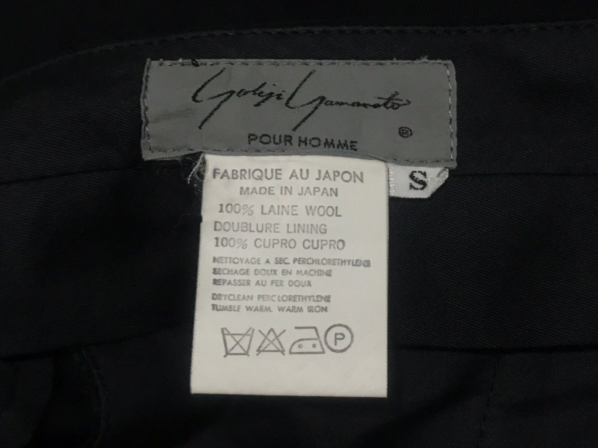 Yohji Yamamoto SS 1989 black jacket and pants Size 36R - 8 Thumbnail