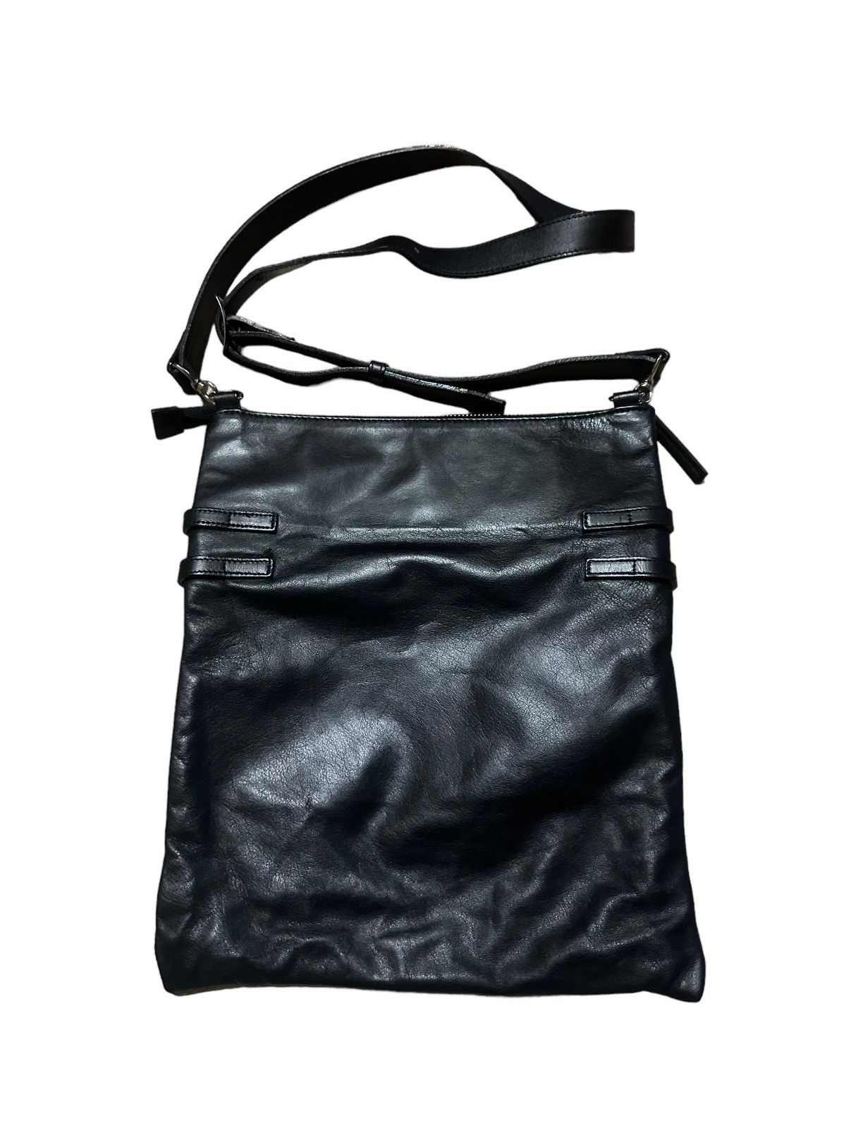Genuine Leather × Japanese Brand × Vintage RARE ‼️ Art-Berg do Leather Crossbody / Sling Bag Size ONE SIZE - 2 Thumbnail