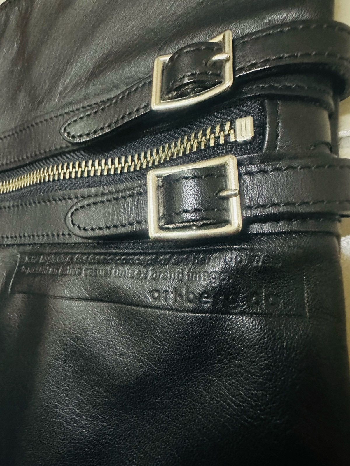 Genuine Leather × Japanese Brand × Vintage RARE ‼️ Art-Berg do Leather Crossbody / Sling Bag Size ONE SIZE - 3 Thumbnail