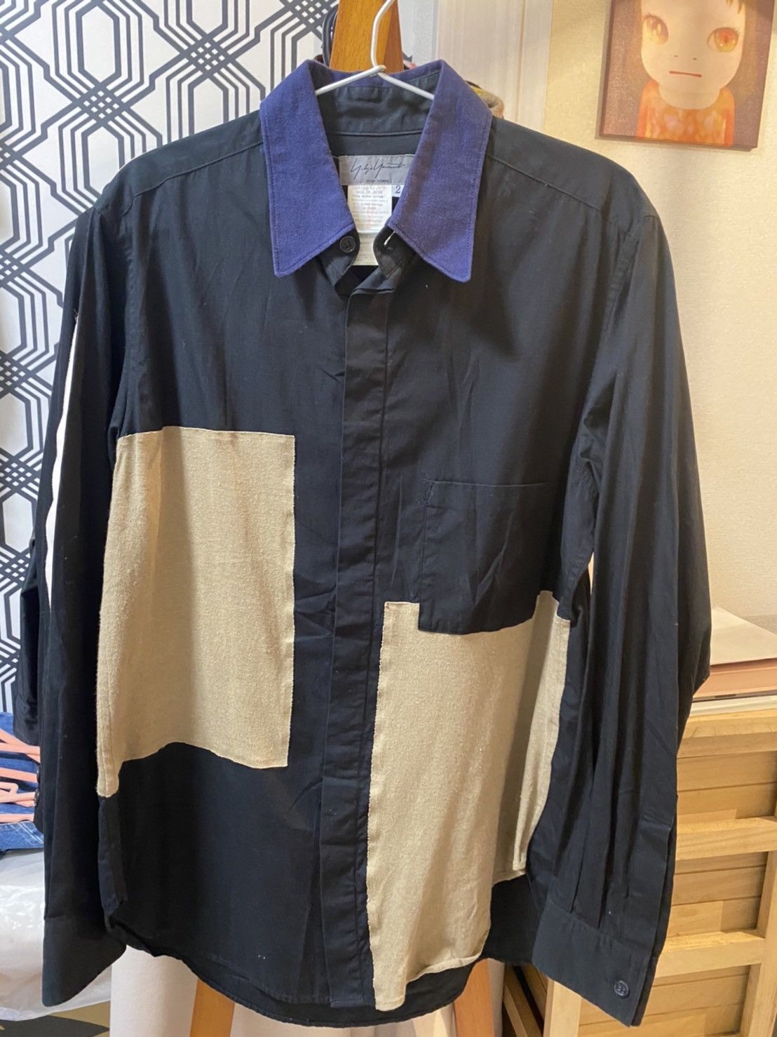 Yohji Yamamoto SS 09 BLACK SHIRT Size US M / EU 48-50 / 2 - 2 Thumbnail