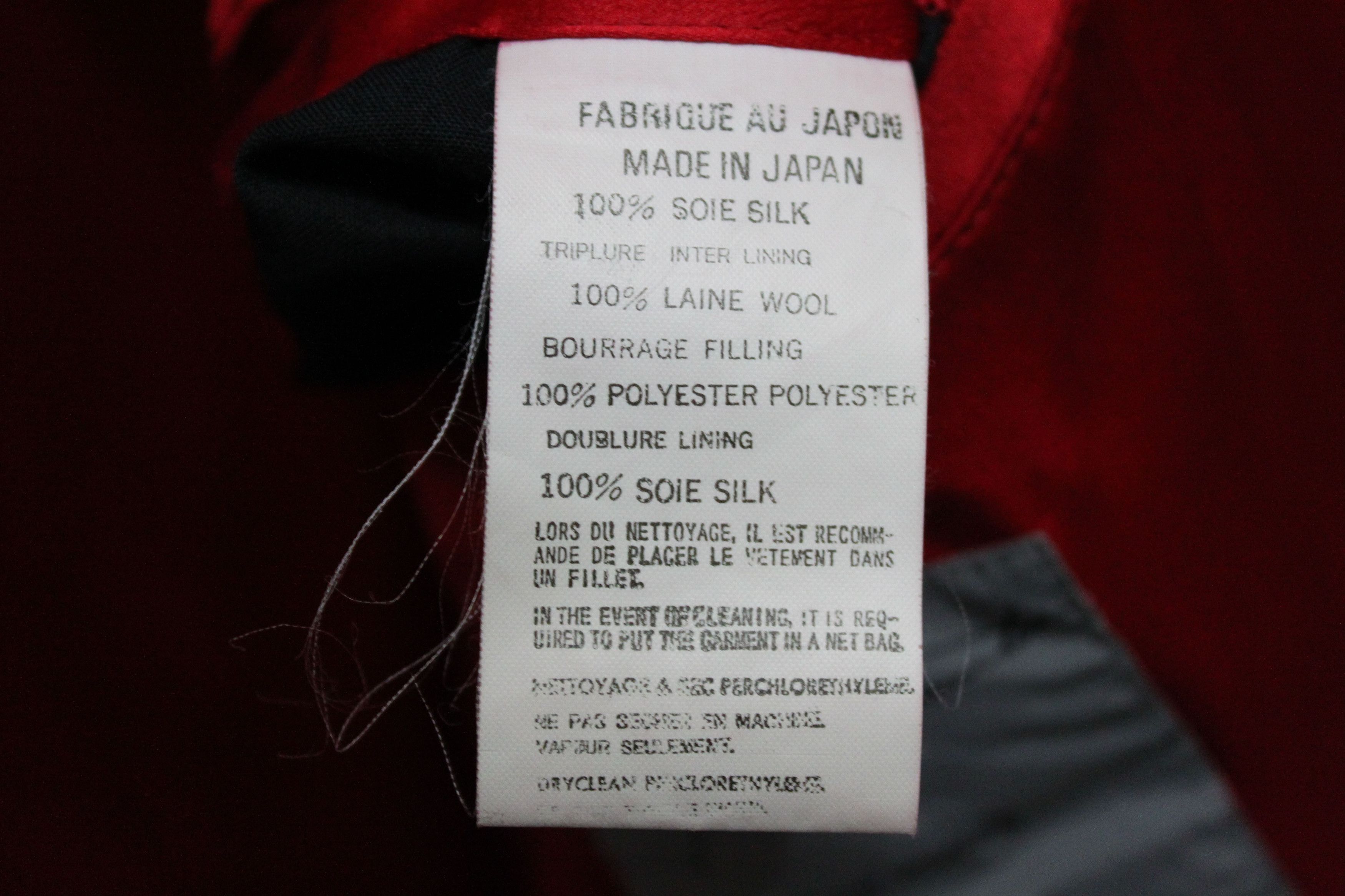 Yohji Yamamoto AW2000 LOOK 3 SILK DIAMOND JACKET Size US L / EU 52-54 / 3 - 8 Thumbnail