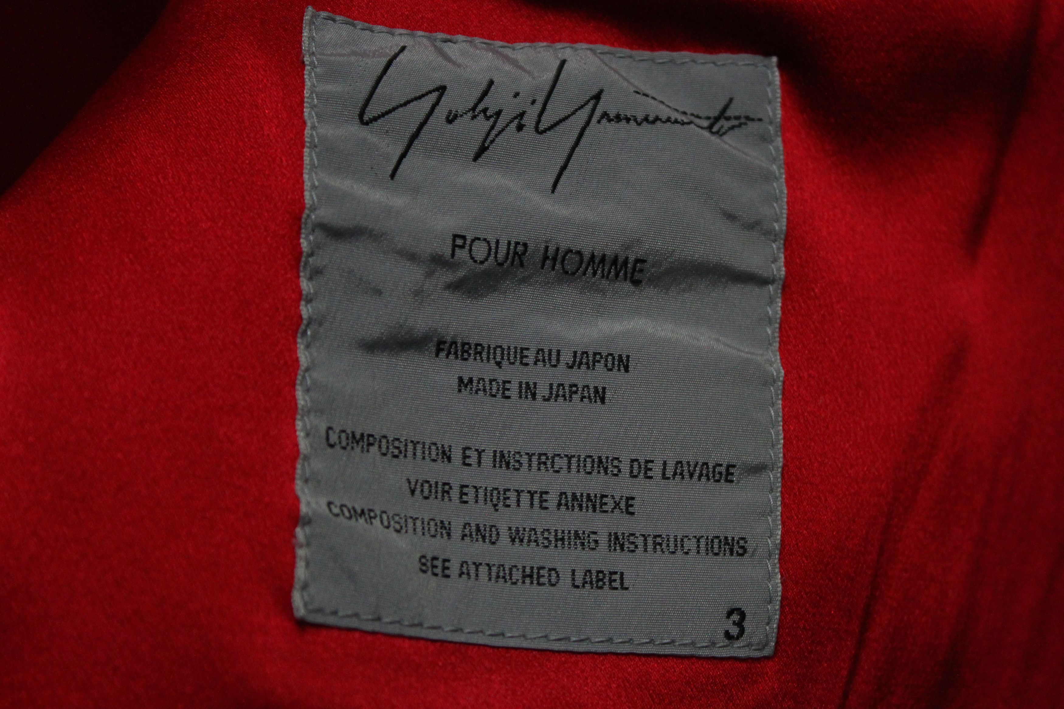 Yohji Yamamoto AW2000 LOOK 3 SILK DIAMOND JACKET Size US L / EU 52-54 / 3 - 6 Thumbnail