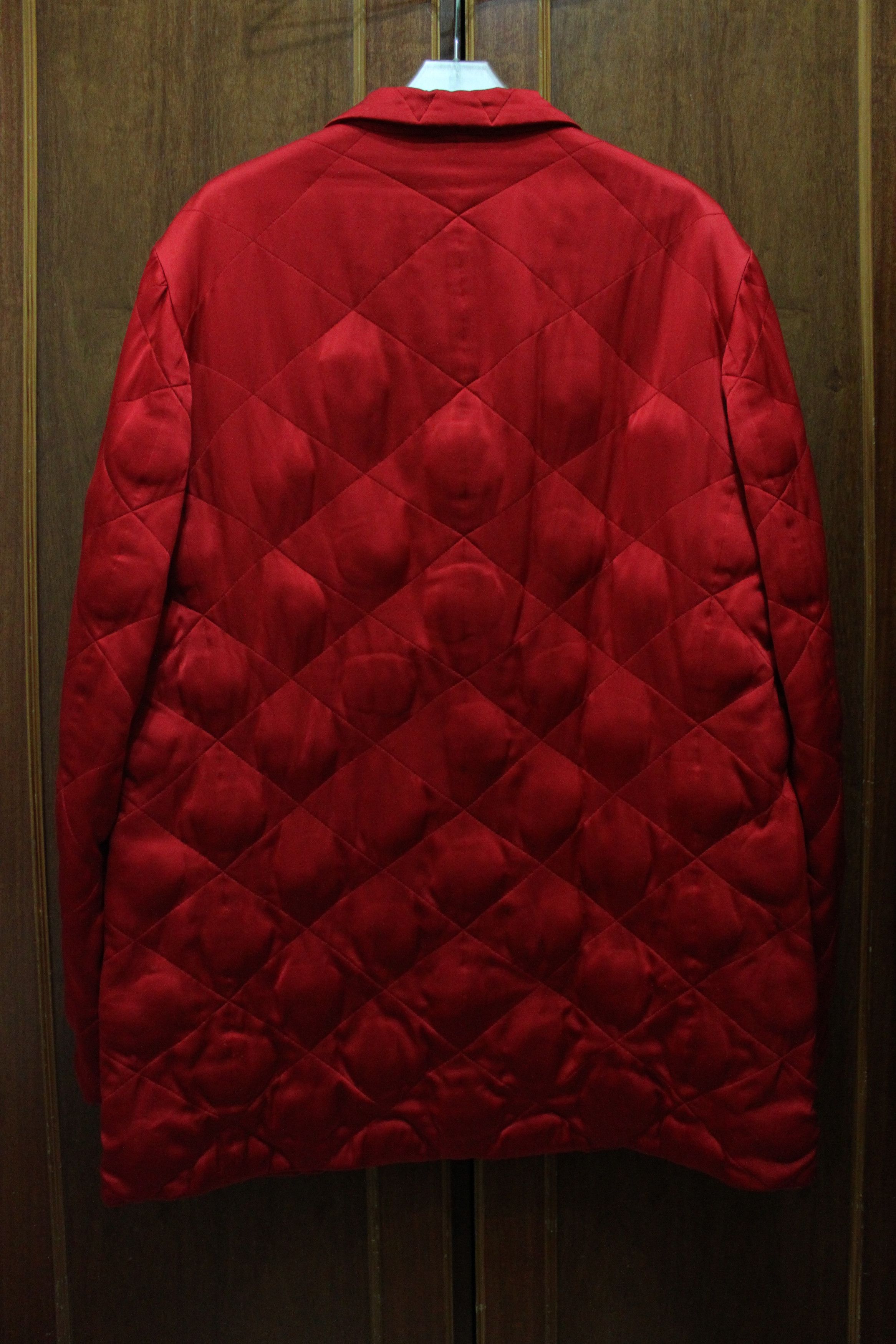 Yohji Yamamoto AW2000 LOOK 3 SILK DIAMOND JACKET Size US L / EU 52-54 / 3 - 3 Thumbnail